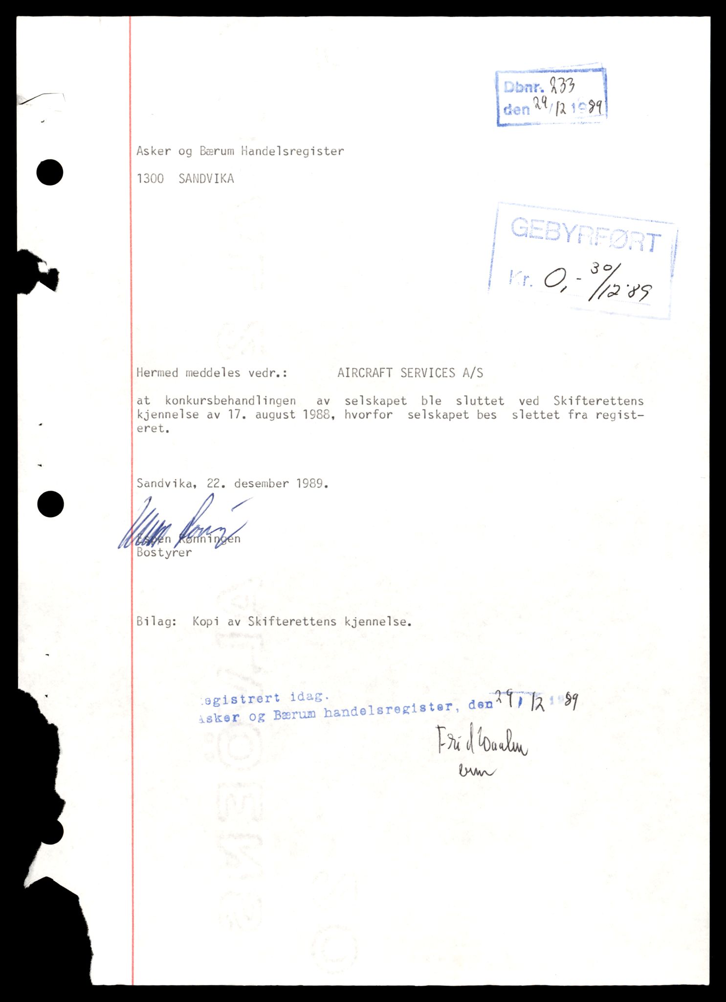 Asker og Bærum tingrett, AV/SAT-A-10379/K/Kb/Kba/L0066: Aksjeselskap, A, 1987-1989, s. 3