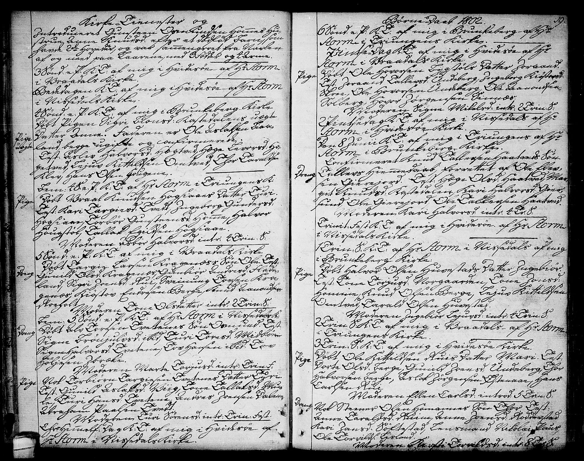 Kviteseid kirkebøker, AV/SAKO-A-276/F/Fa/L0004: Ministerialbok nr. I 4, 1800-1814, s. 19