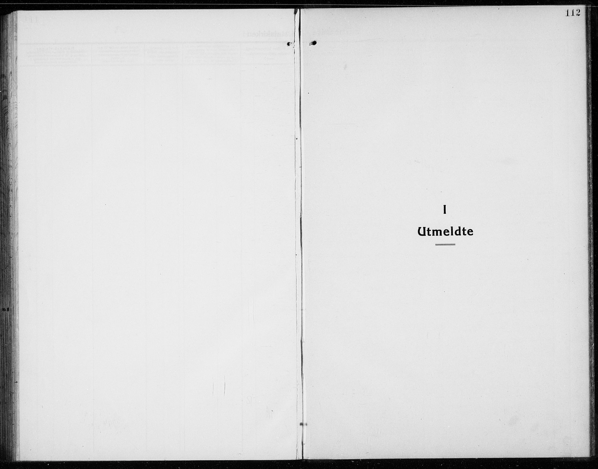 Ådal kirkebøker, AV/SAKO-A-248/G/Gc/L0003: Klokkerbok nr. III 3, 1920-1938, s. 112