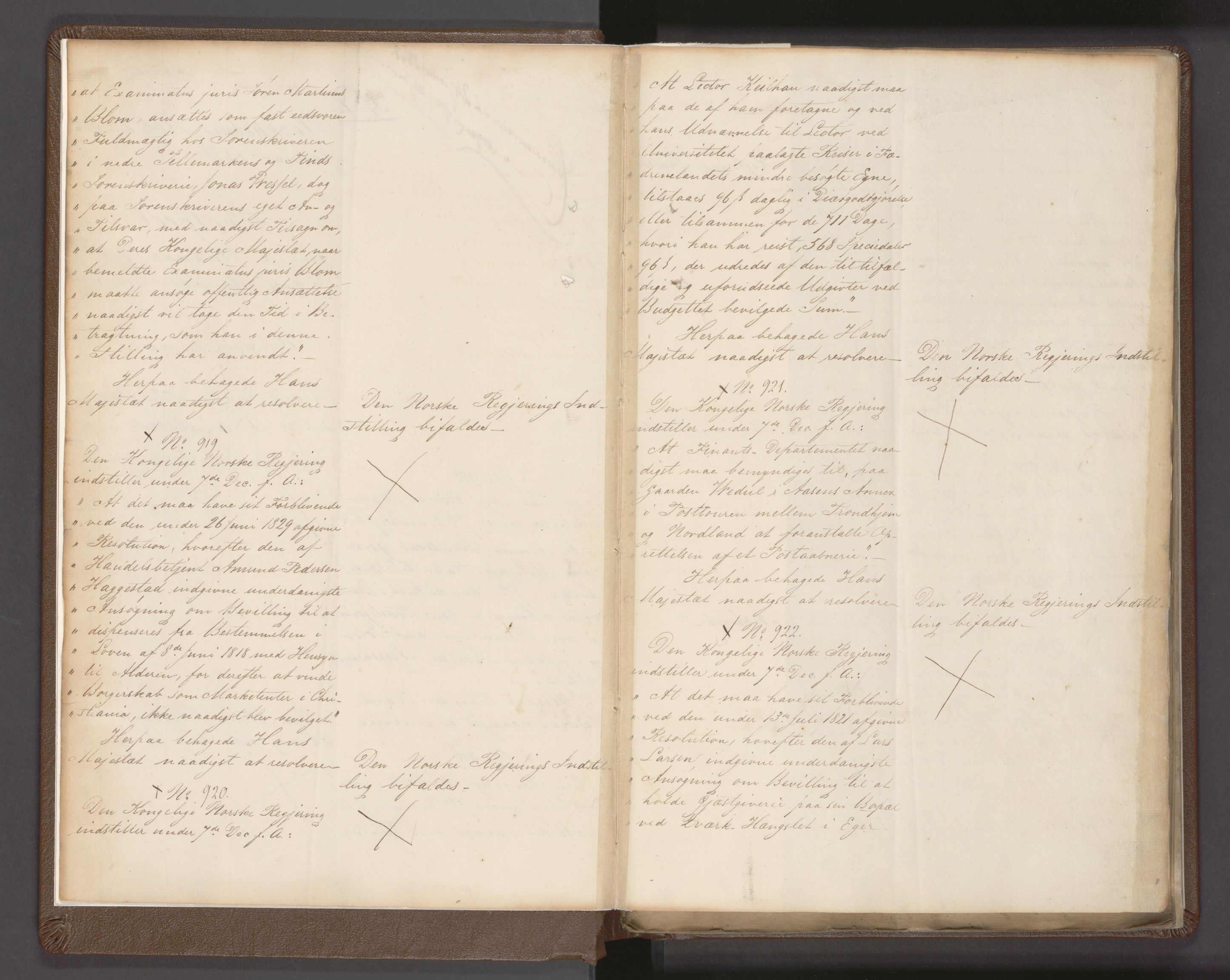 Statsrådssekretariatet, AV/RA-S-1001/A/Ab/L0032: Kgl. res. nr. 917-992 og 1-512, 1. halvår, 1831