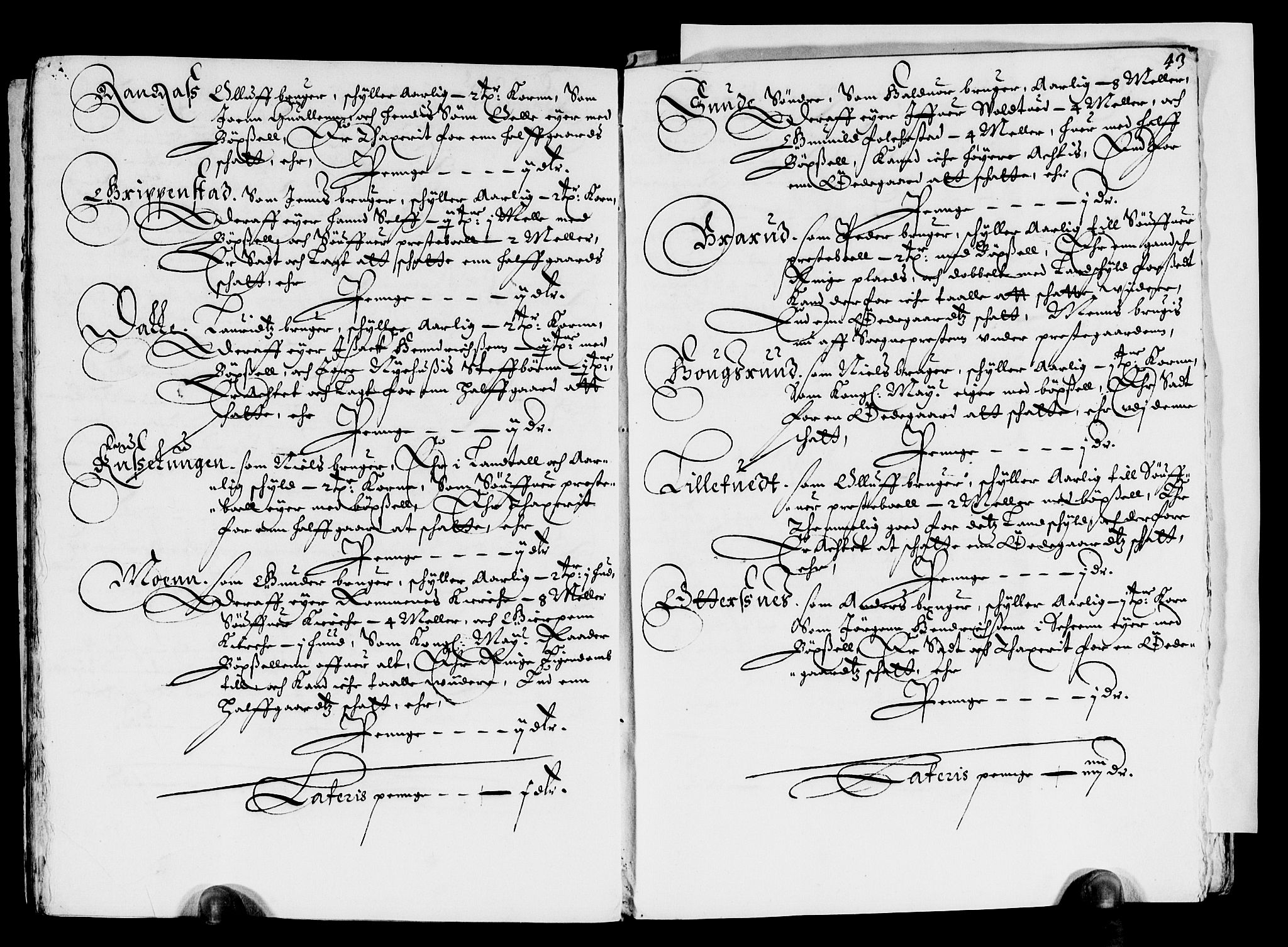 Rentekammeret inntil 1814, Reviderte regnskaper, Lensregnskaper, AV/RA-EA-5023/R/Rb/Rbp/L0038: Bratsberg len, 1651-1653
