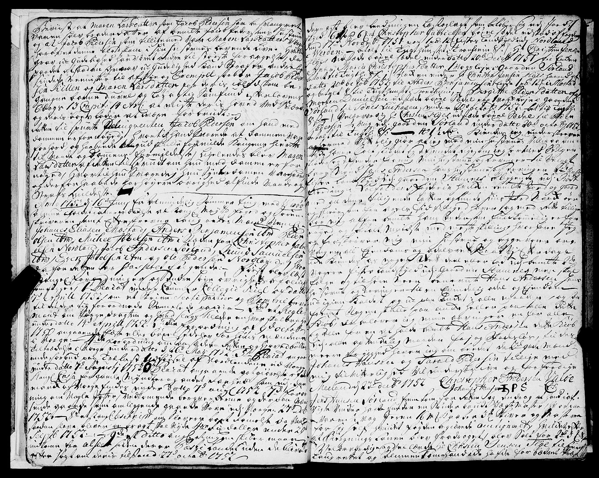 Lofoten sorenskriveri, AV/SAT-A-0017/1/1/1A/L0006: Tingbok, 1752-1767, s. 6