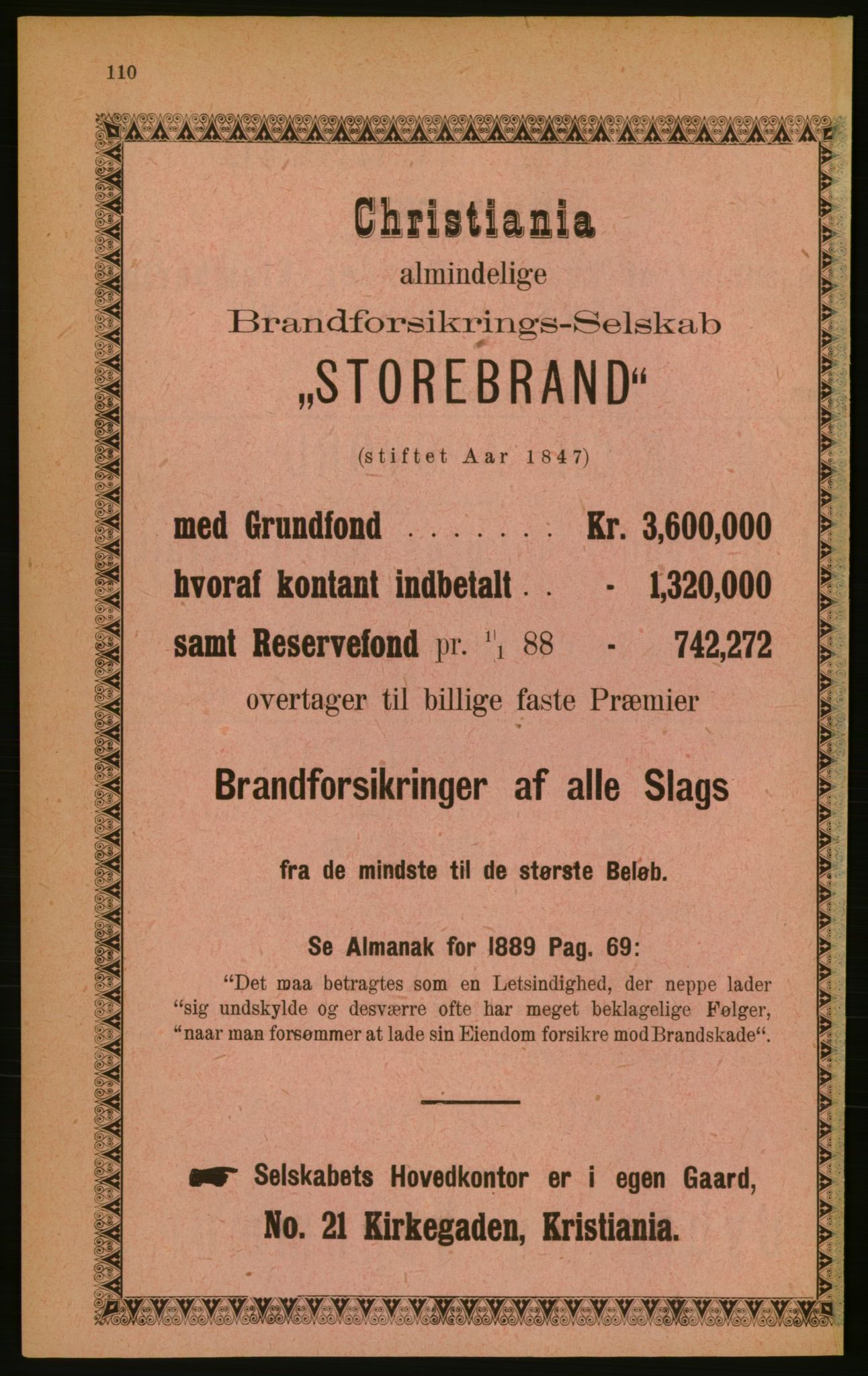 Kristiania/Oslo adressebok, PUBL/-, 1889, s. 110