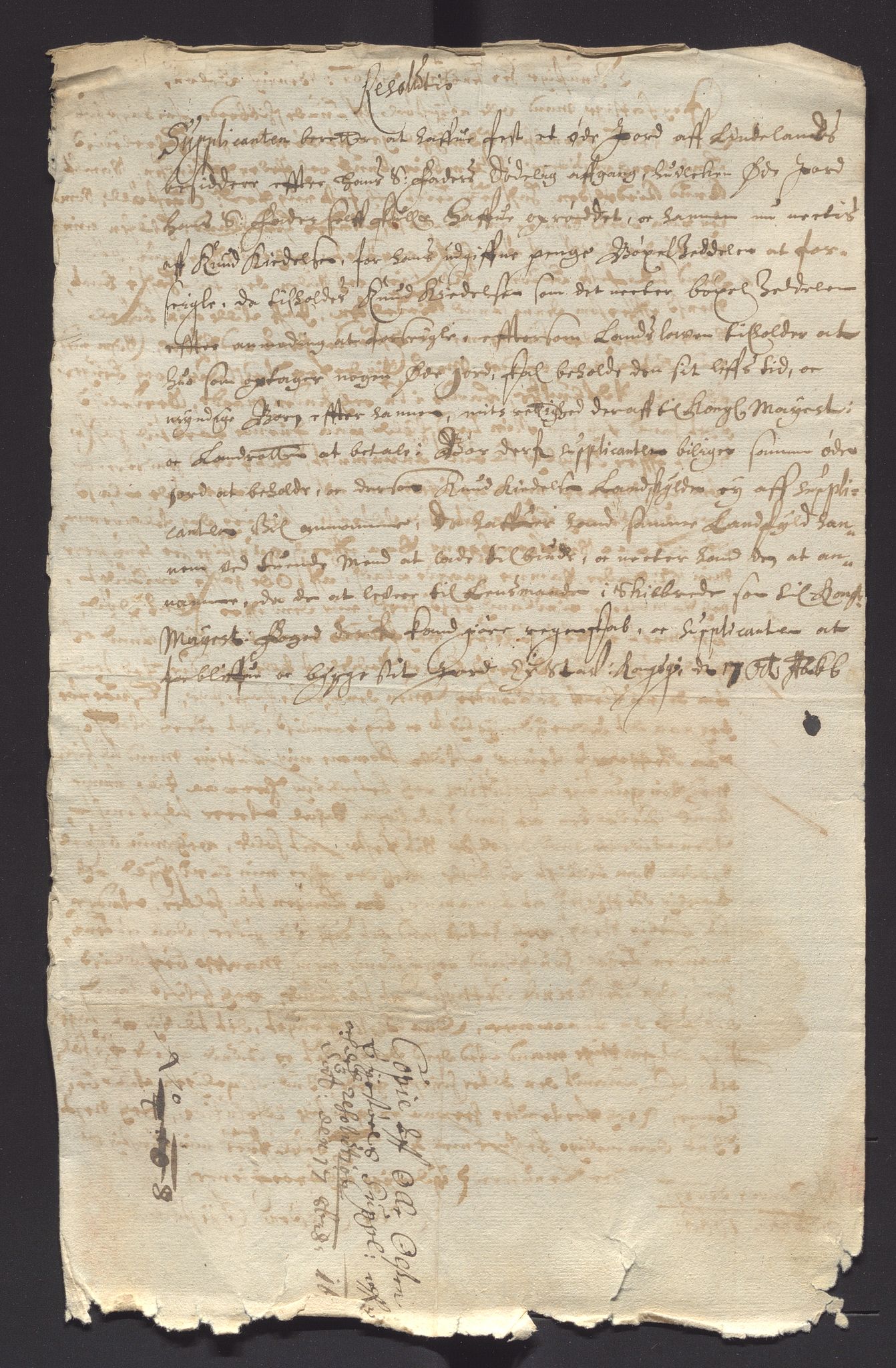 Stavanger len, AV/SAST-A-101870/Ob/L0040: Diverse, 1666-1667, s. 20