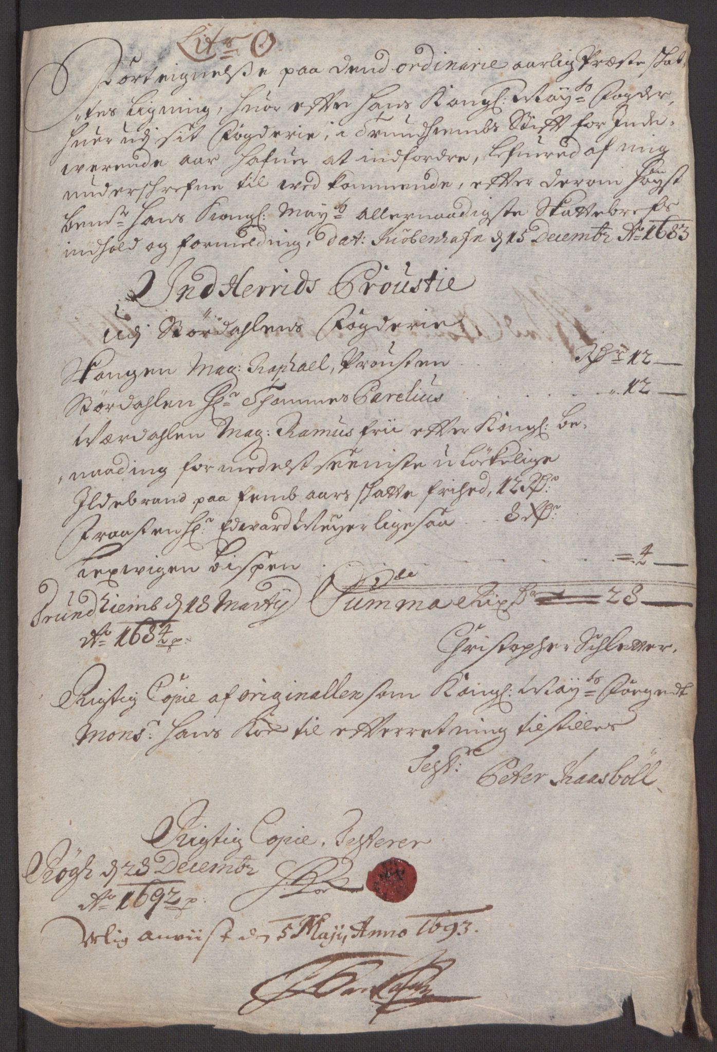 Rentekammeret inntil 1814, Reviderte regnskaper, Fogderegnskap, RA/EA-4092/R62/L4185: Fogderegnskap Stjørdal og Verdal, 1692, s. 212