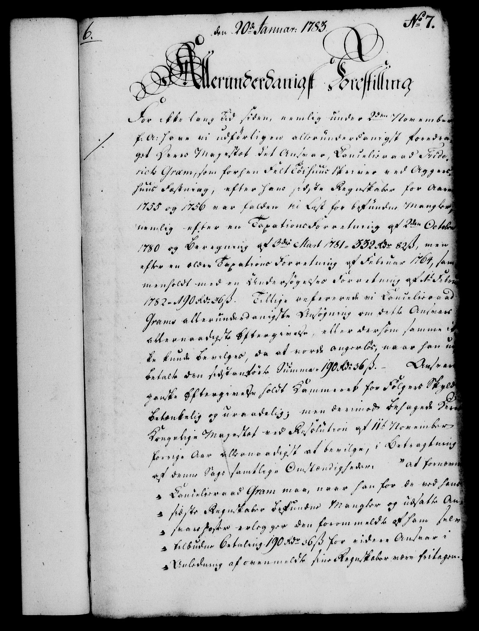 Rentekammeret, Kammerkanselliet, RA/EA-3111/G/Gf/Gfa/L0065: Norsk relasjons- og resolusjonsprotokoll (merket RK 52.65), 1783, s. 53