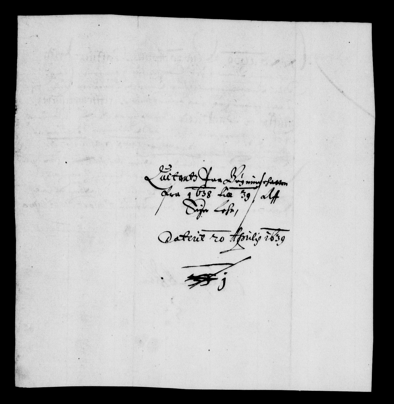 Rentekammeret inntil 1814, Reviderte regnskaper, Lensregnskaper, AV/RA-EA-5023/R/Rb/Rbm/L0004: Eiker len, 1626-1640