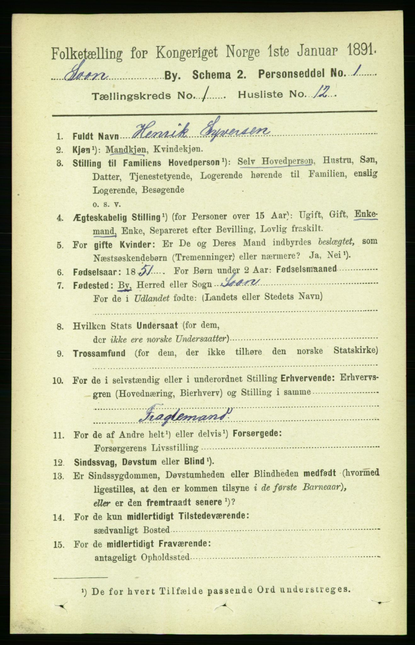 RA, Folketelling 1891 for 0201 Son ladested, 1891, s. 59