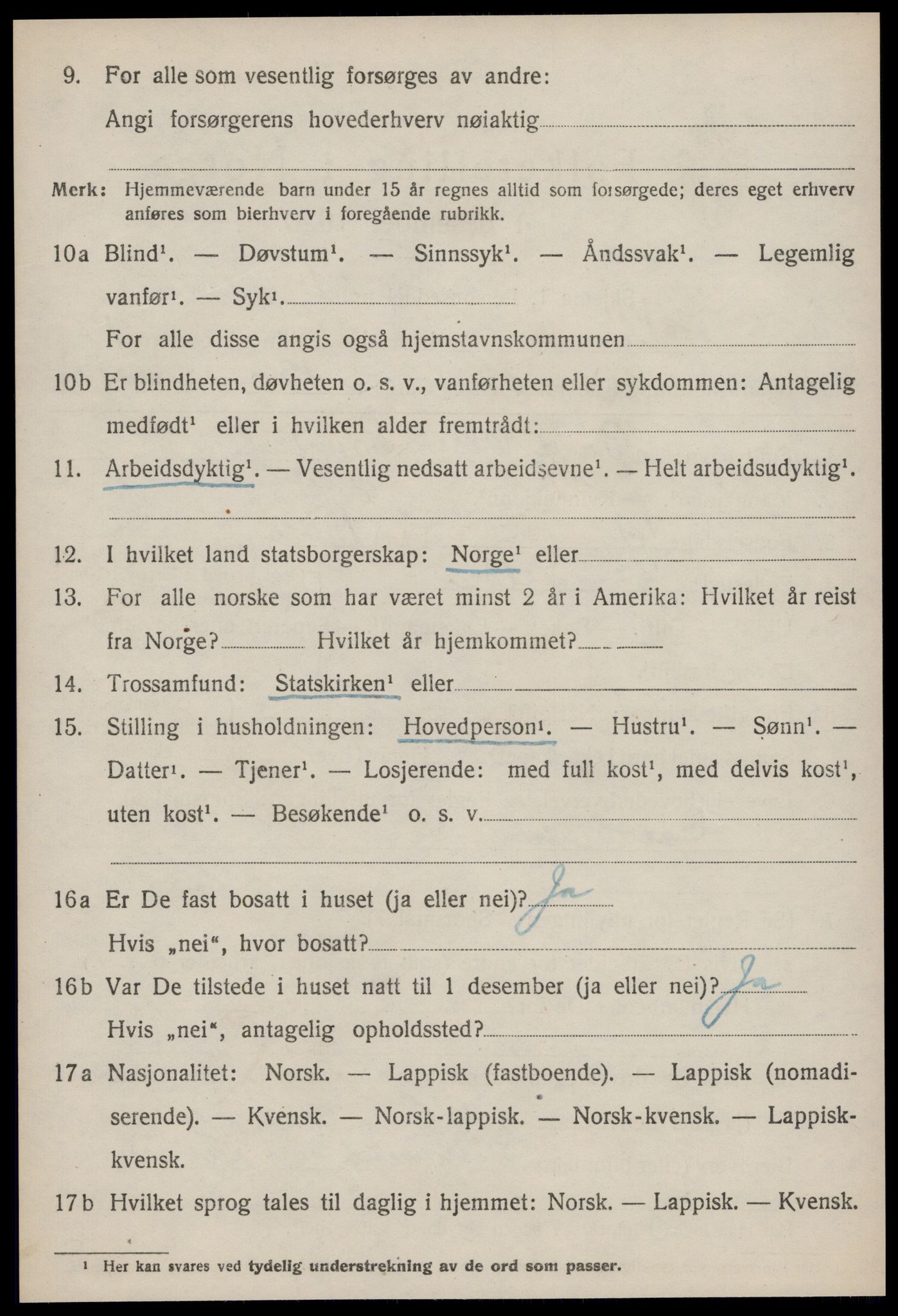 SAT, Folketelling 1920 for 1664 Selbu herred, 1920, s. 9241