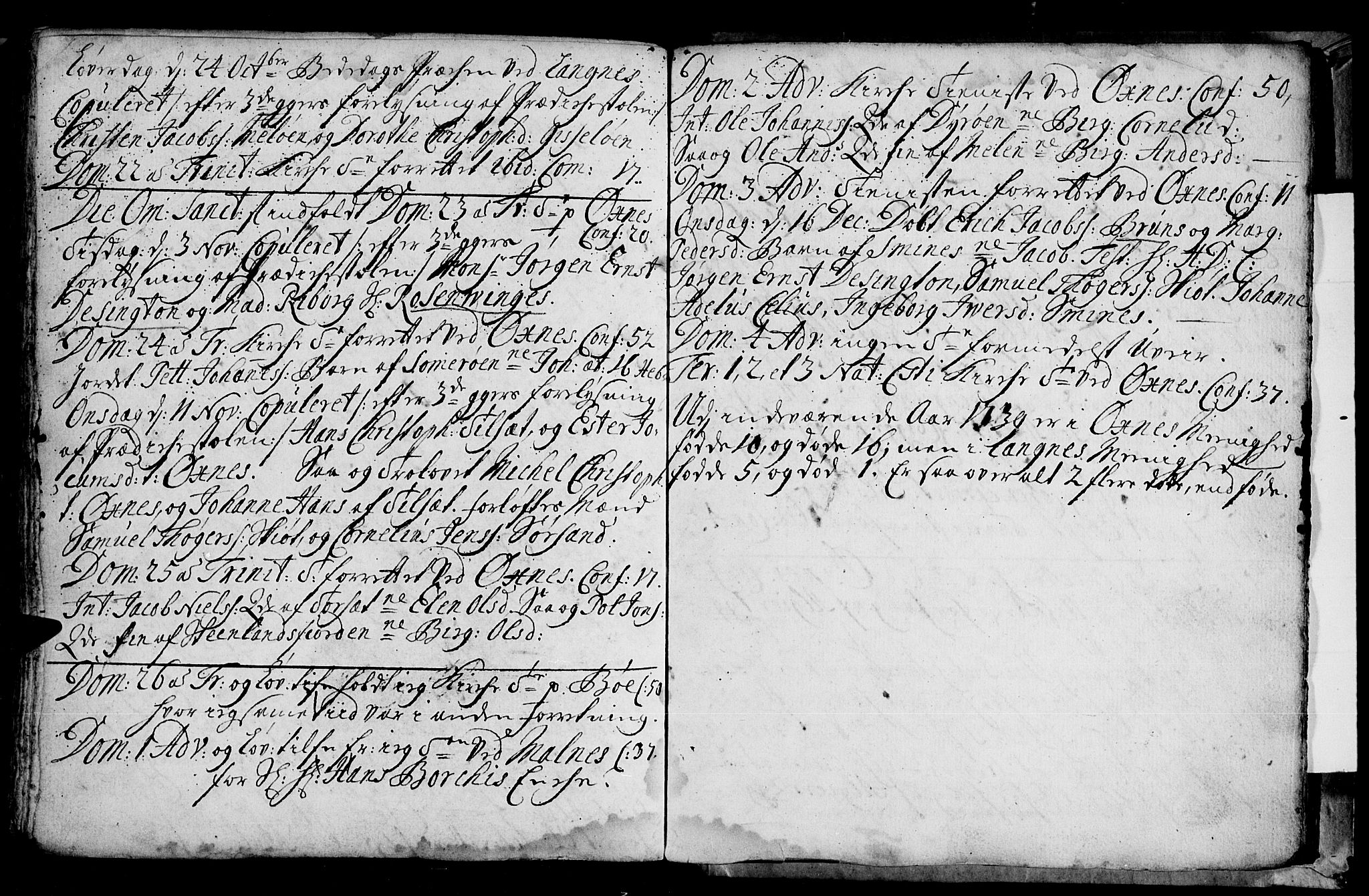 Ministerialprotokoller, klokkerbøker og fødselsregistre - Nordland, AV/SAT-A-1459/893/L1328: Ministerialbok nr. 893A01, 1718-1749