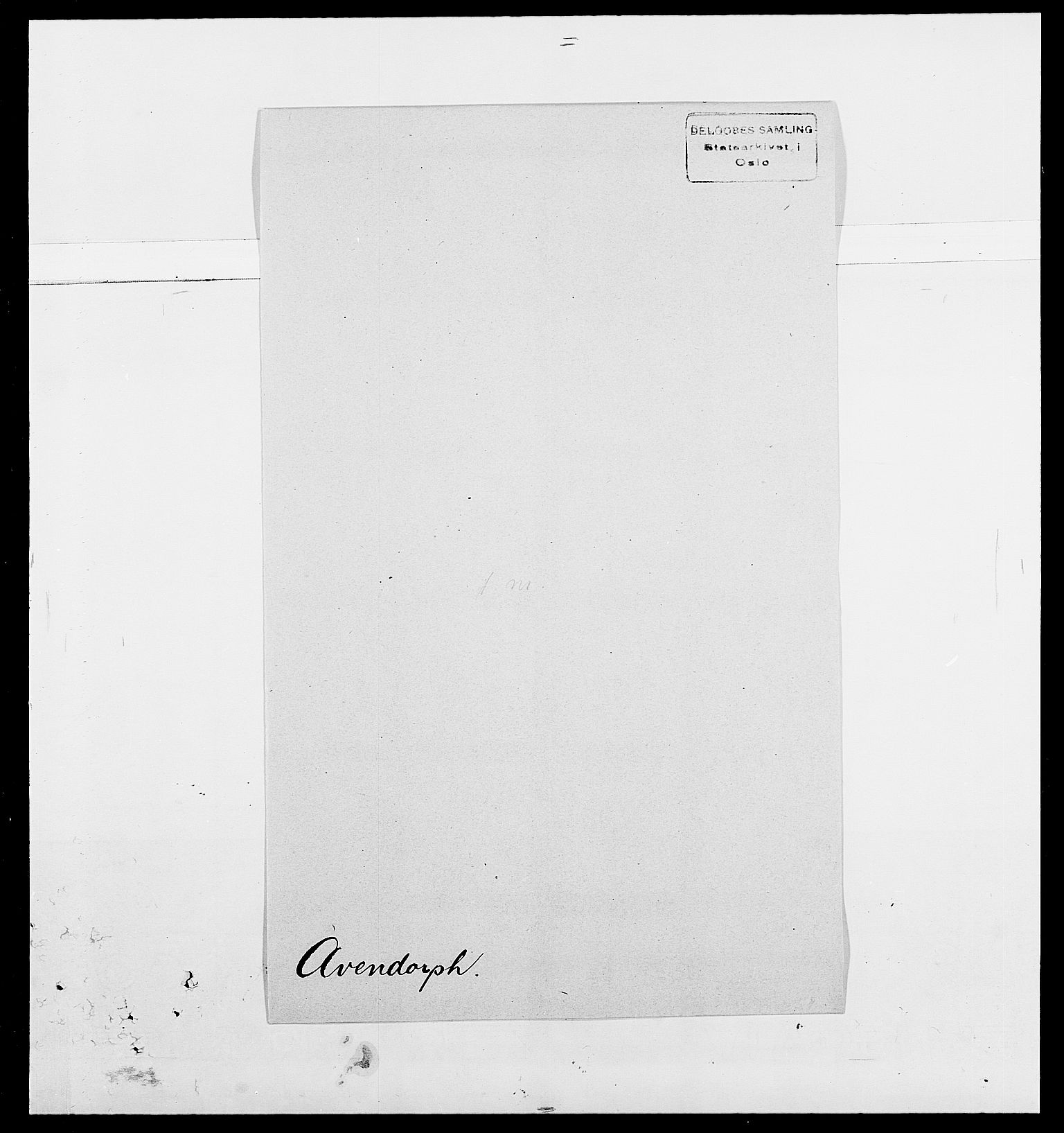 Delgobe, Charles Antoine - samling, AV/SAO-PAO-0038/D/Da/L0002: Anker, Ancher - Bauner, s. 603