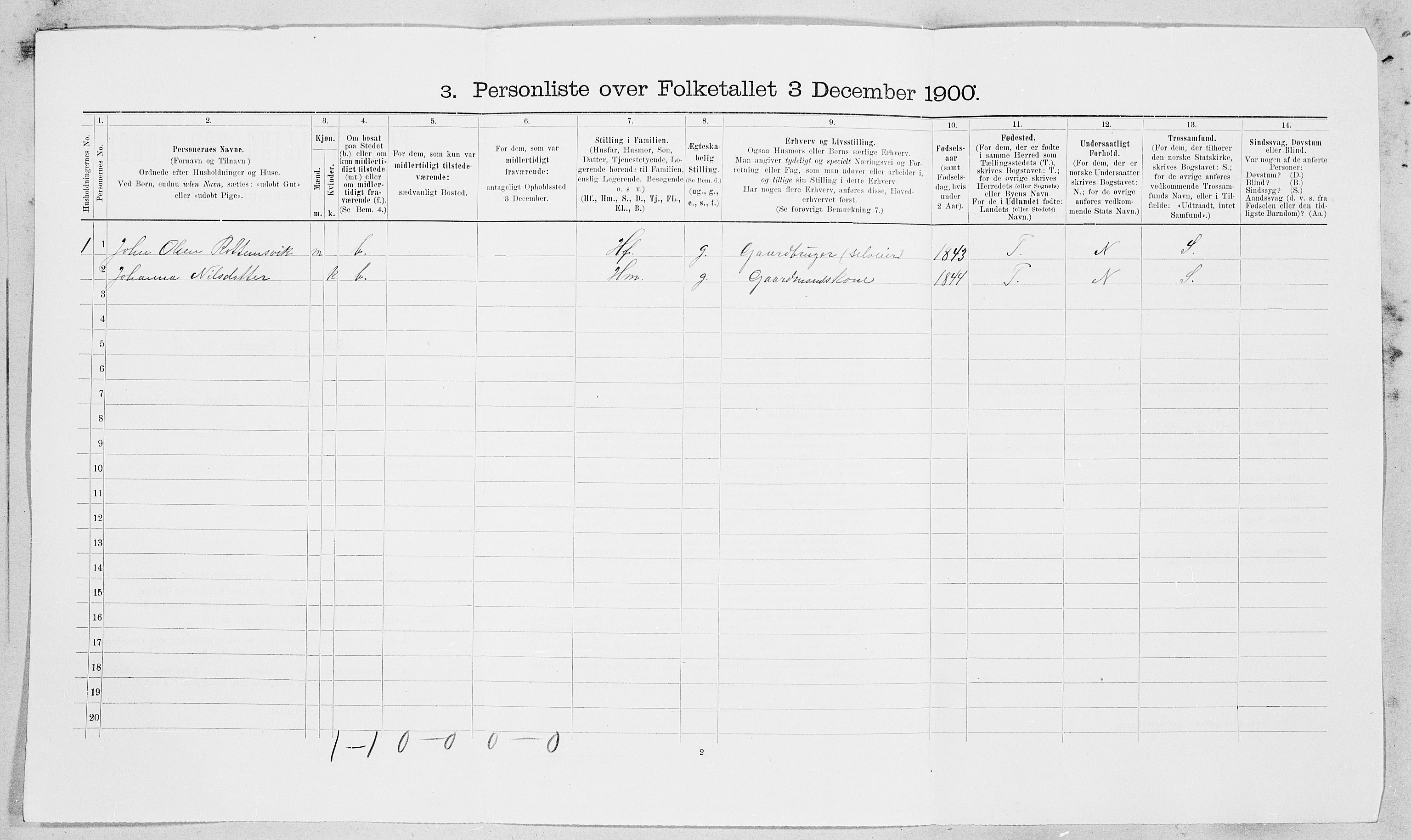 SAT, Folketelling 1900 for 1612 Hemne herred, 1900, s. 139