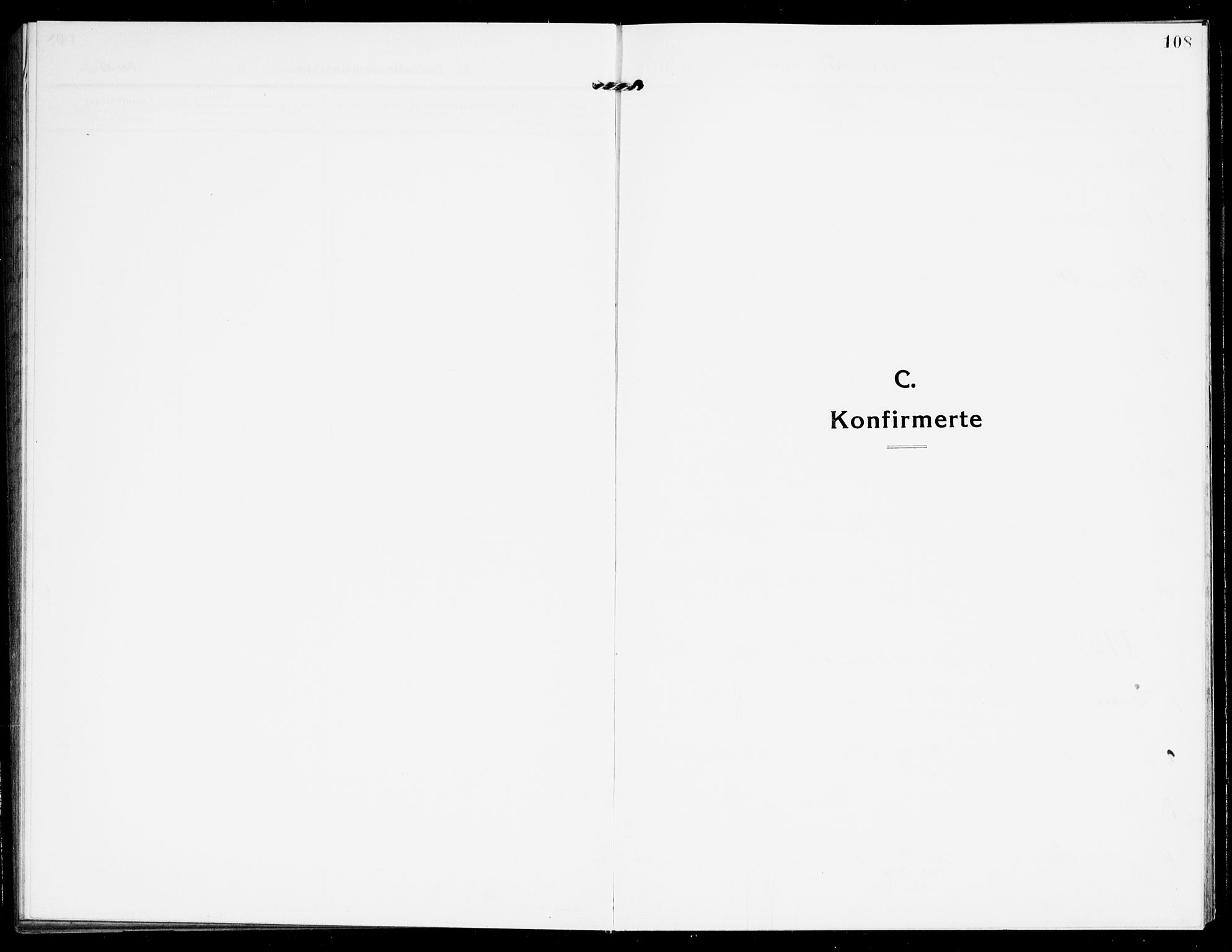 Åmli sokneprestkontor, SAK/1111-0050/F/Fb/Fbb/L0003: Klokkerbok nr. B 3, 1906-1941, s. 108