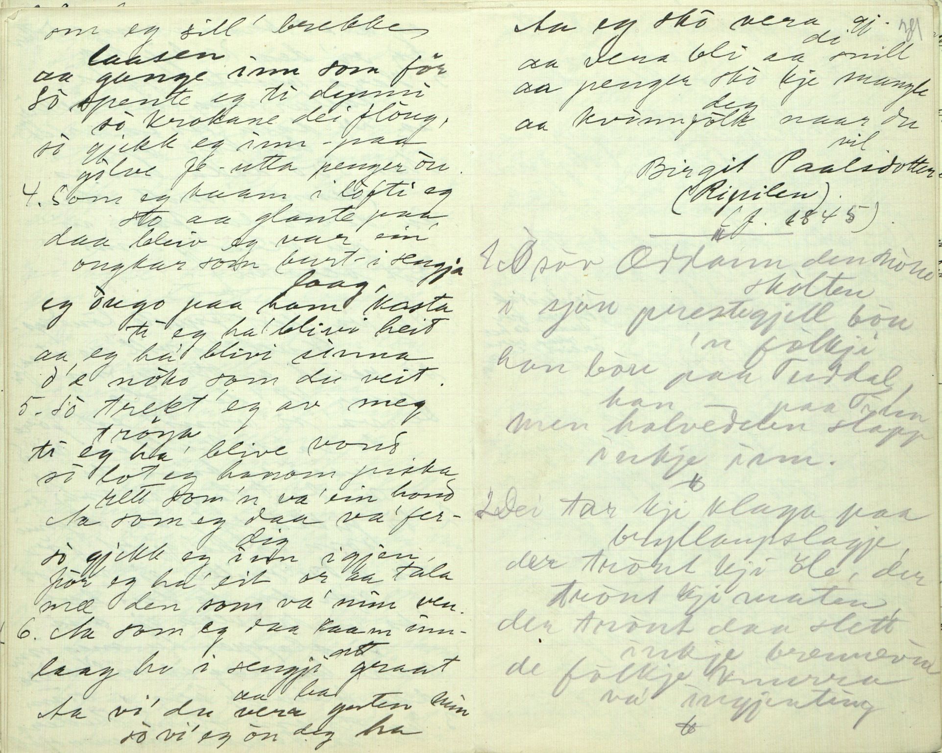 Rikard Berge, TEMU/TGM-A-1003/F/L0005/0010: 160-200 / 169 Frå Mo.Tordiveln og fluga, 5 vers. Pål sine høner, 2 vers, 1911, s. 38-39