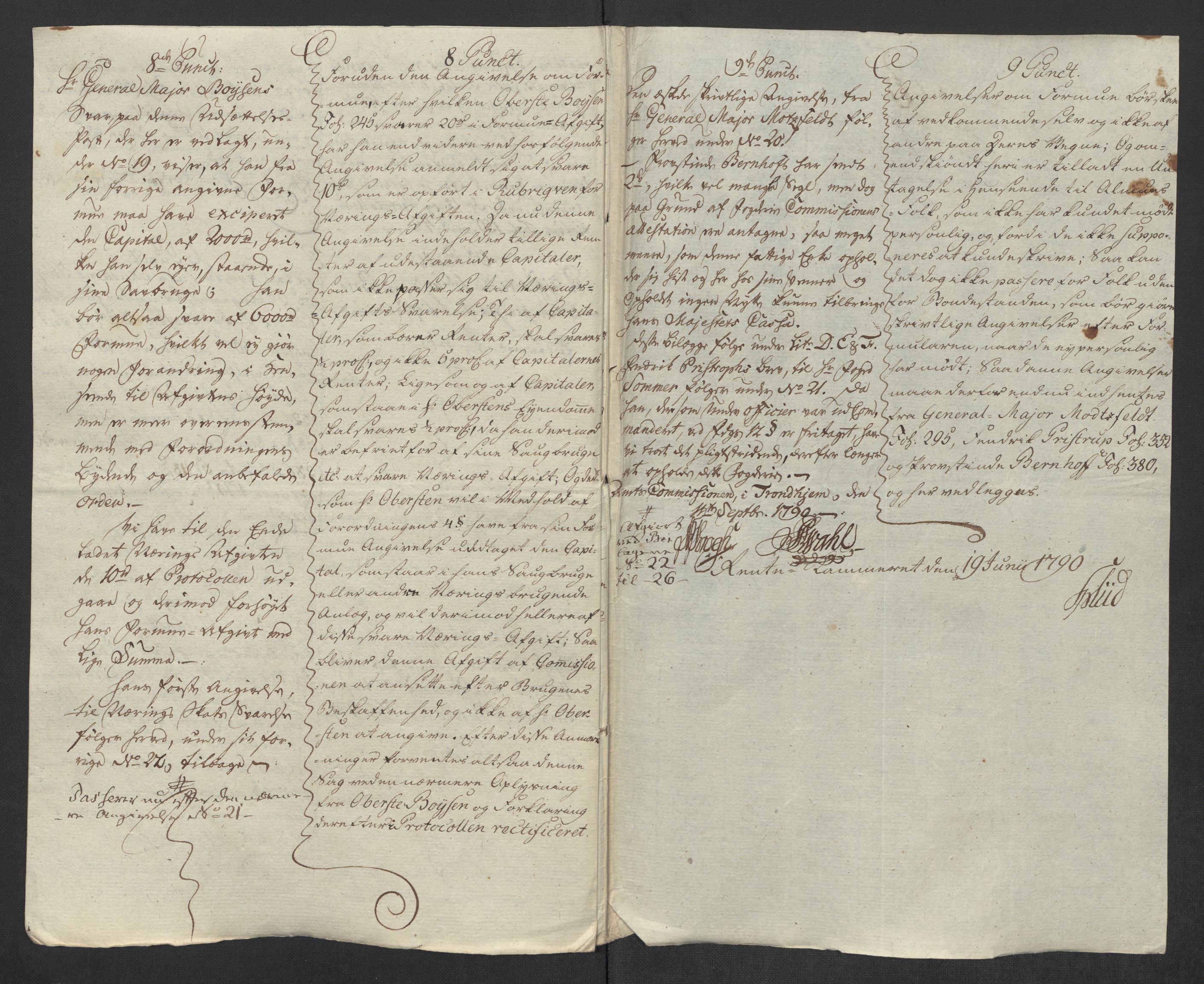 Rentekammeret inntil 1814, Reviderte regnskaper, Mindre regnskaper, RA/EA-4068/Rf/Rfe/L0017: Inderøy fogderi, Jarlsberg grevskap, 1789, s. 15