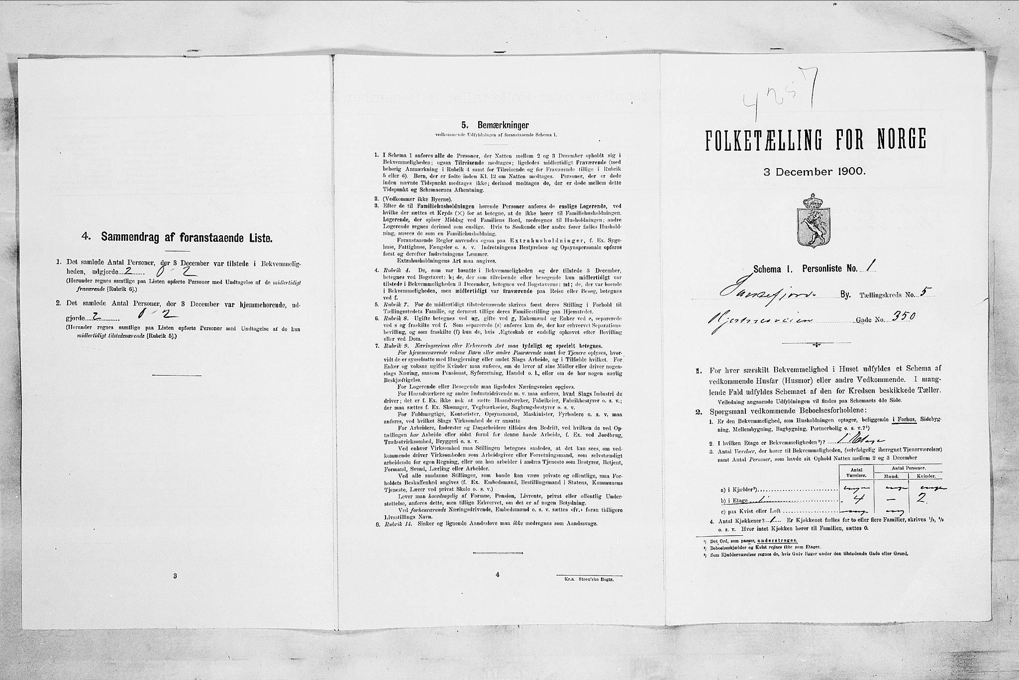 RA, Folketelling 1900 for 0706 Sandefjord kjøpstad, 1900, s. 1336