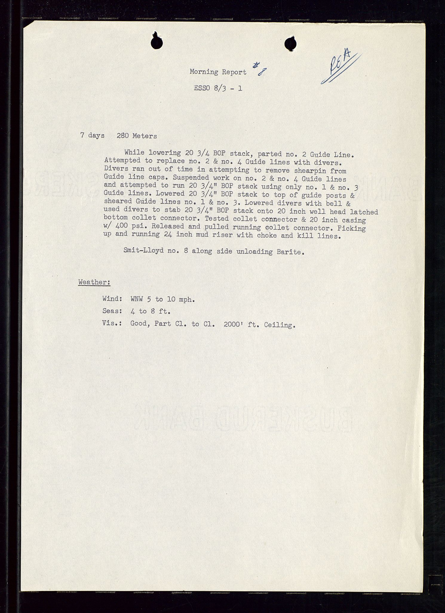 Pa 1512 - Esso Exploration and Production Norway Inc., AV/SAST-A-101917/E/Ea/L0012: Well 25/11-1 og Well 25/10-3, 1966-1967, s. 592