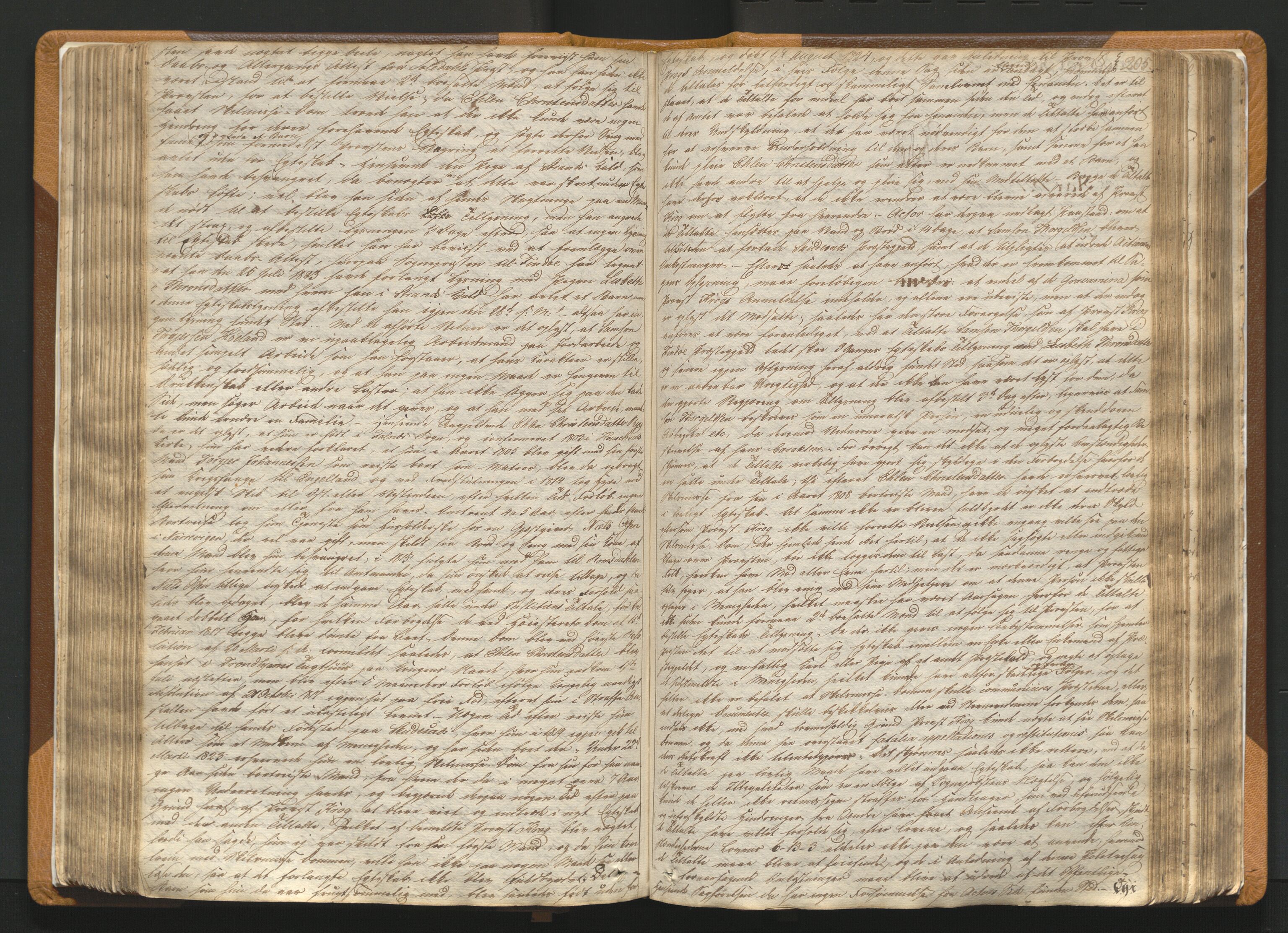 Karmsund sorenskriveri, AV/SAST-A-100311/01/I/IA/IAB/L0002: TINGBOK, 1822-1833, s. 204b-205a