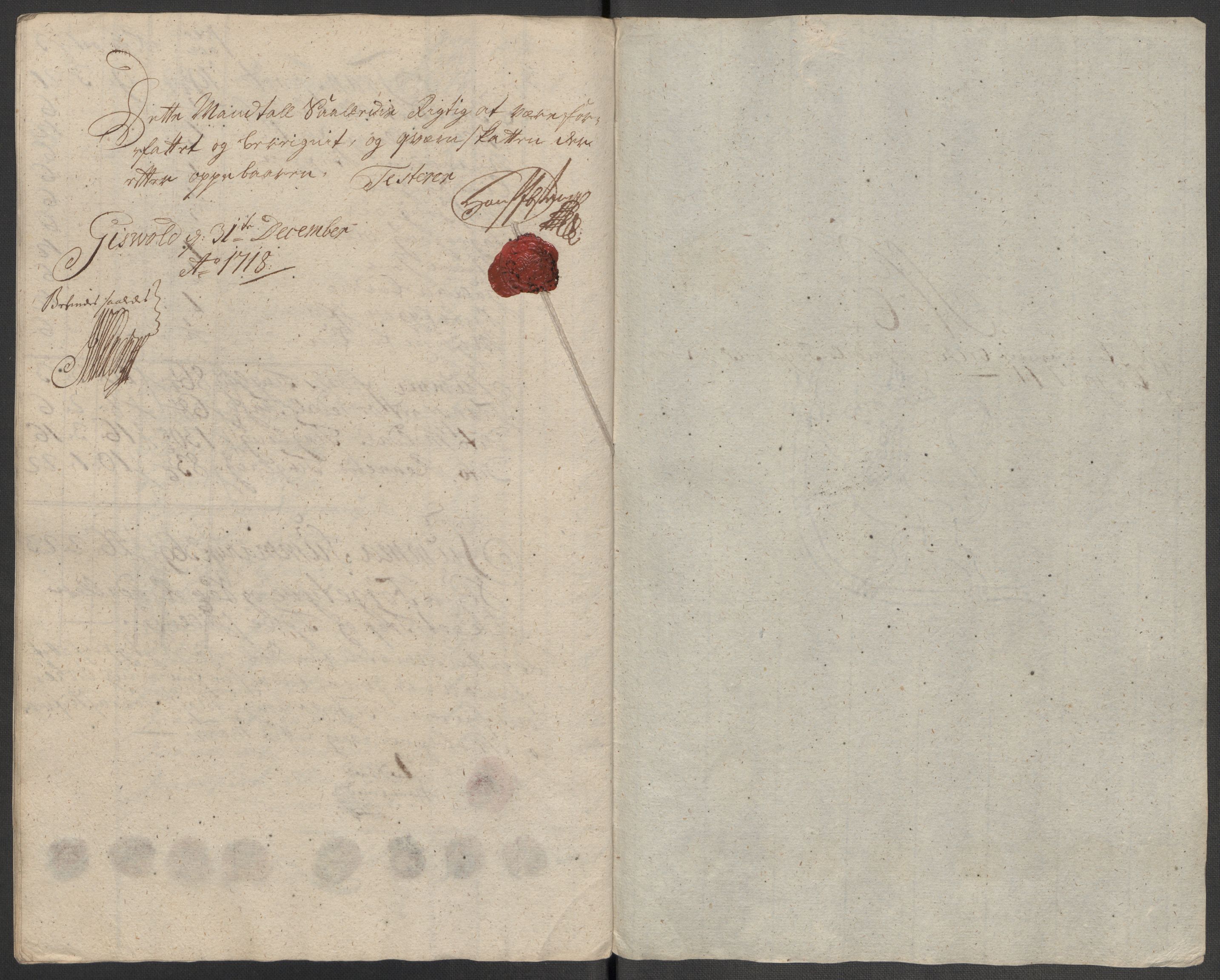 Rentekammeret inntil 1814, Reviderte regnskaper, Fogderegnskap, AV/RA-EA-4092/R60/L3971: Fogderegnskap Orkdal og Gauldal, 1718, s. 120