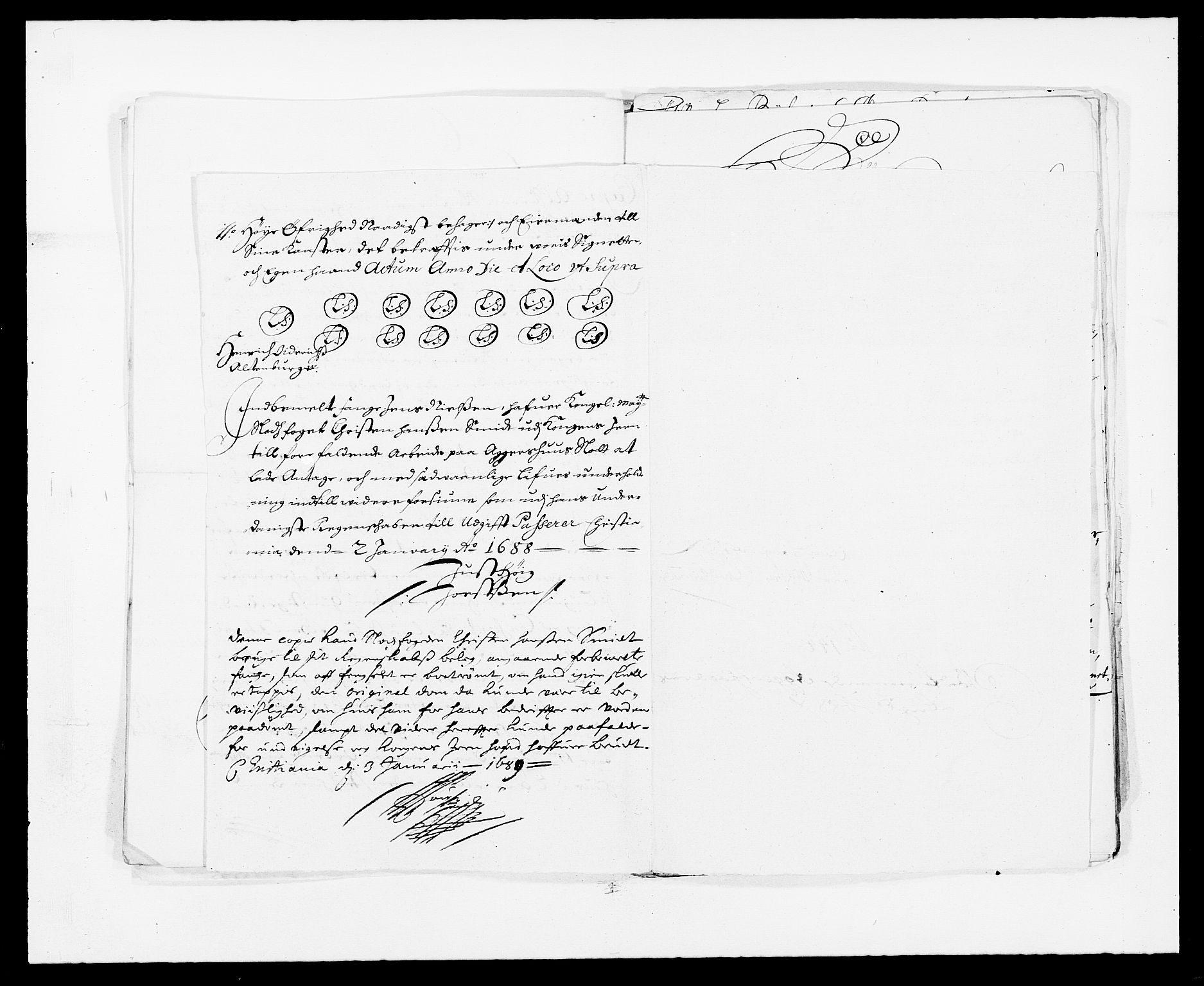 Rentekammeret inntil 1814, Reviderte regnskaper, Fogderegnskap, AV/RA-EA-4092/R08/L0424: Fogderegnskap Aker, 1682-1689, s. 268