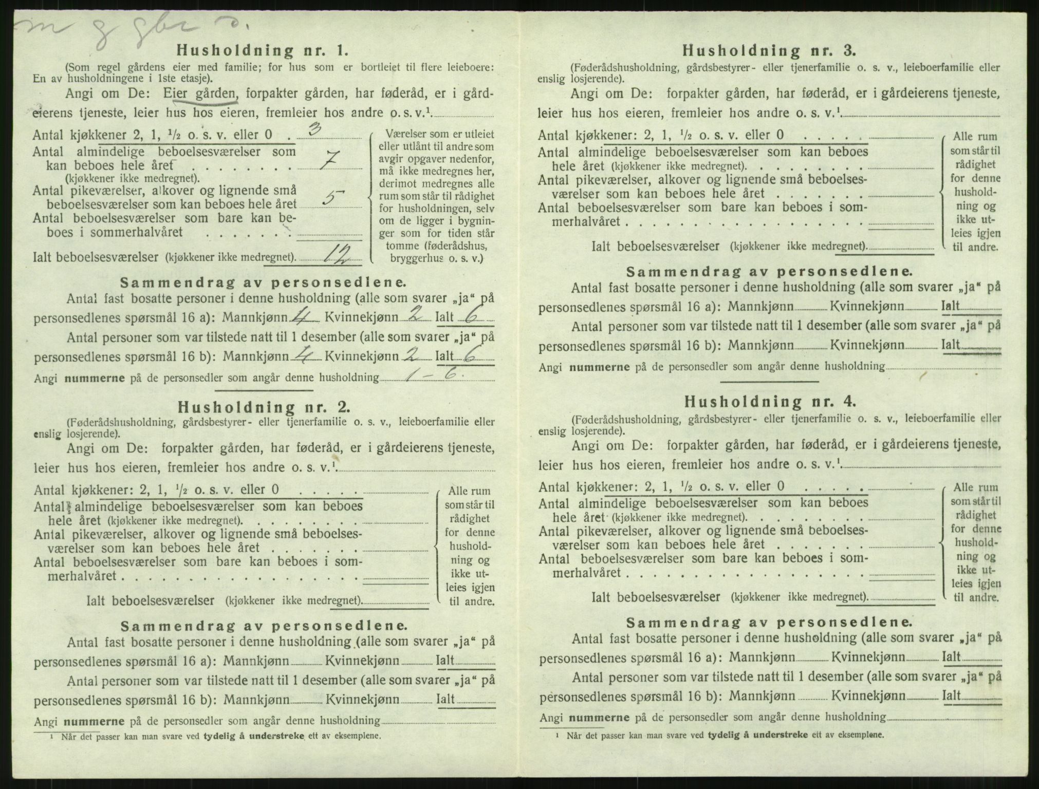 SAT, Folketelling 1920 for 1554 Bremsnes herred, 1920, s. 1158