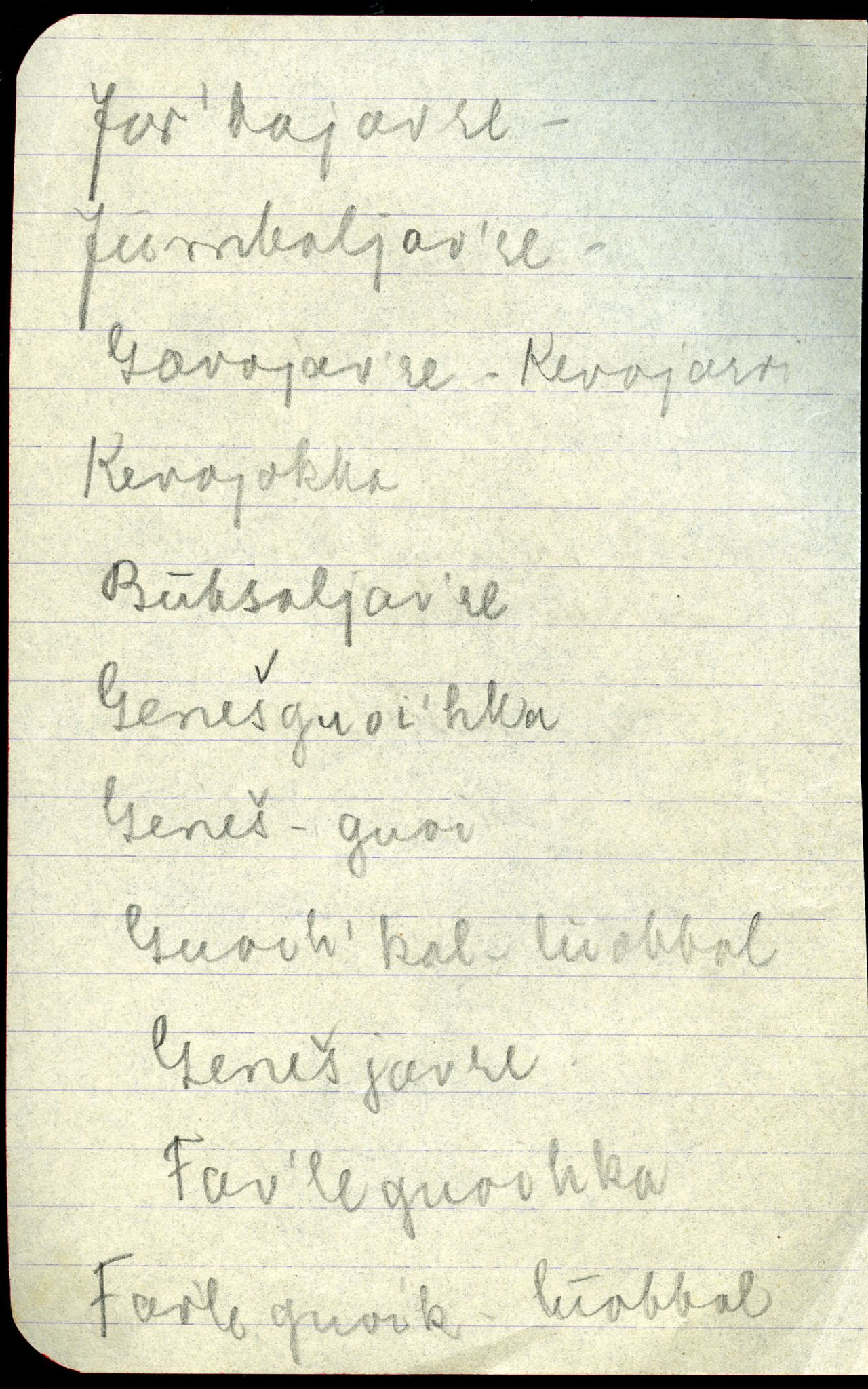Johan Beronkas testamentariske gave, FMFB/A-1098/F/L0015: 4 løse blad fra notisbok, s. 4