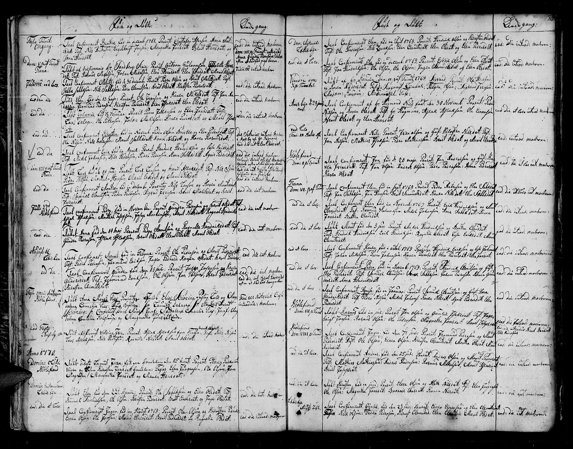 Lebesby sokneprestkontor, AV/SATØ-S-1353/H/Ha/L0001kirke: Ministerialbok nr. 1, 1751-1816, s. 30
