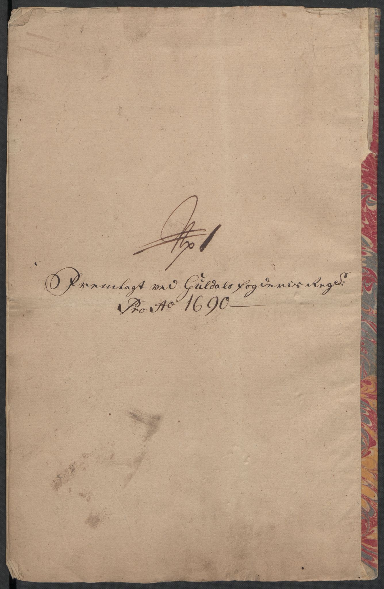 Rentekammeret inntil 1814, Reviderte regnskaper, Fogderegnskap, RA/EA-4092/R59/L3940: Fogderegnskap Gauldal, 1689-1690, s. 376