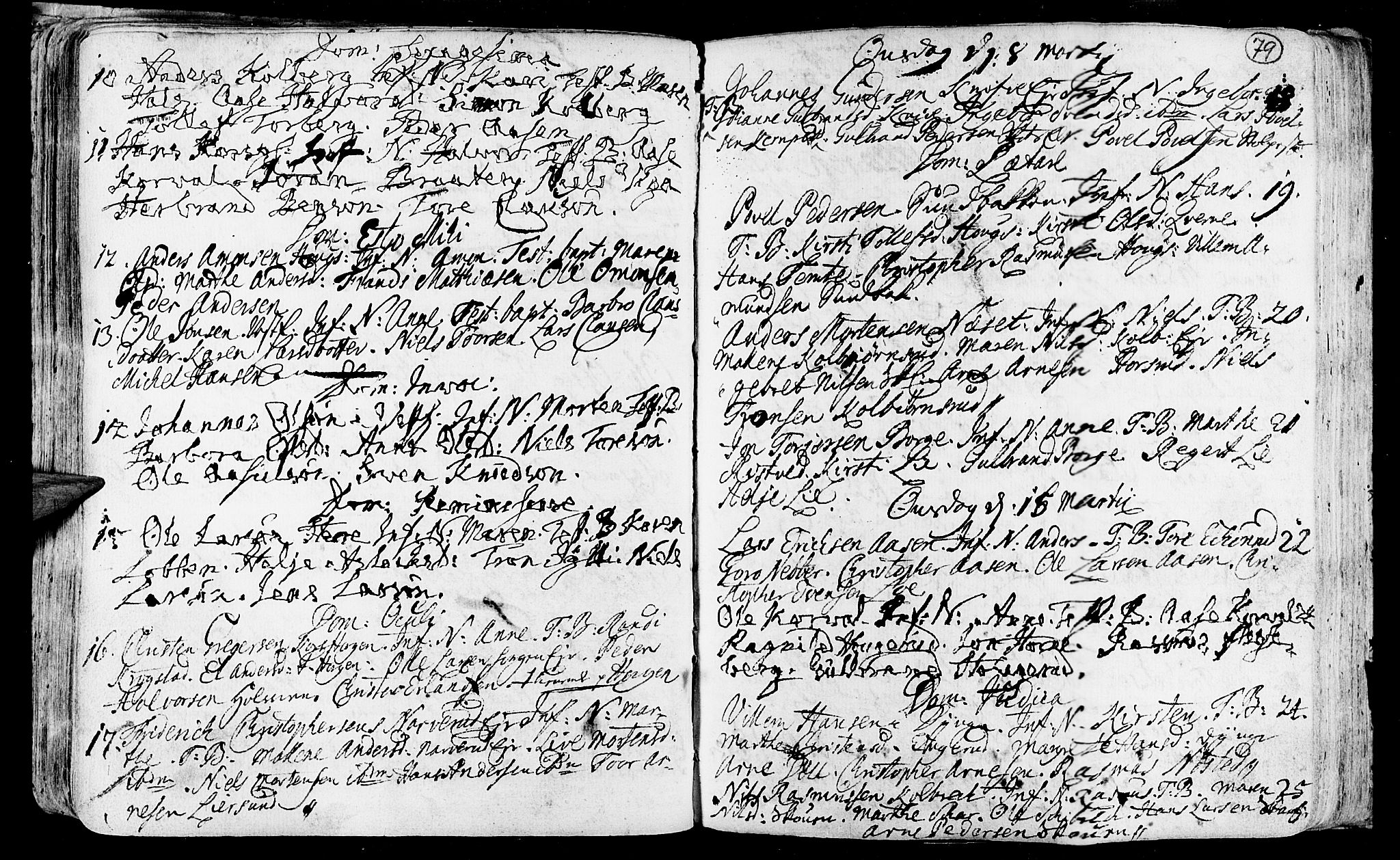 Eiker kirkebøker, AV/SAKO-A-4/F/Fa/L0003: Ministerialbok nr. I 3, 1724-1753, s. 79