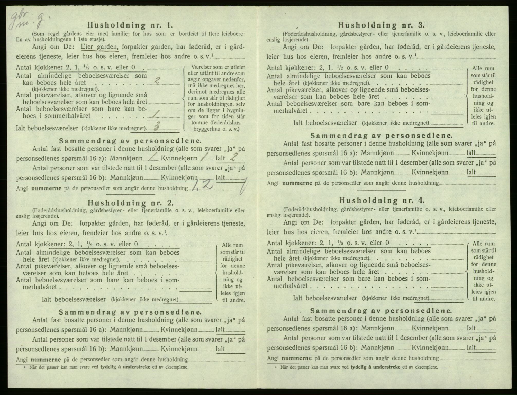 SAB, Folketelling 1920 for 1232 Eidfjord herred, 1920, s. 104