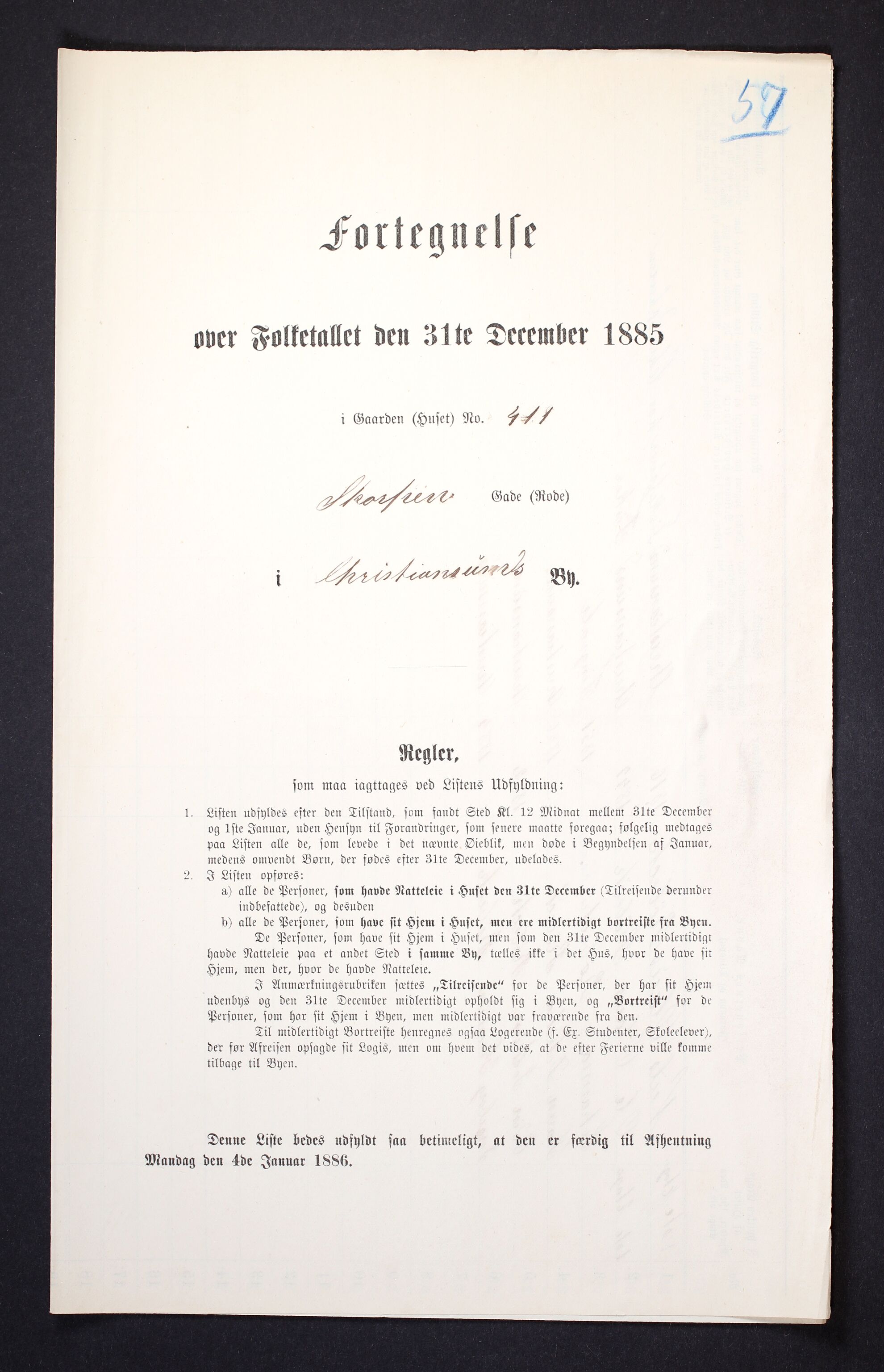 SAT, Folketelling 1885 for 1503 Kristiansund kjøpstad, 1885, s. 1551