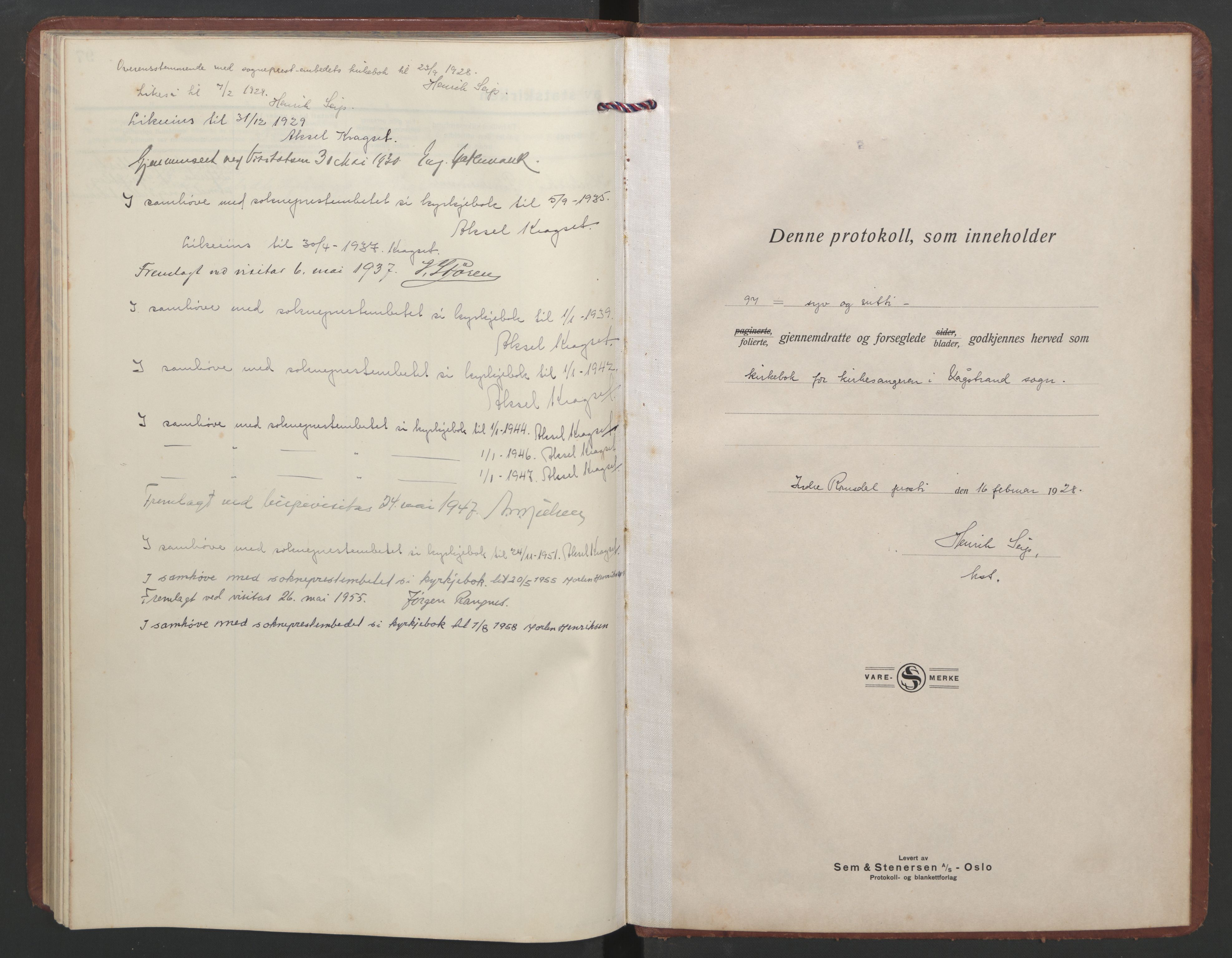 Ministerialprotokoller, klokkerbøker og fødselsregistre - Møre og Romsdal, SAT/A-1454/550/L0619: Klokkerbok nr. 550C02, 1928-1967