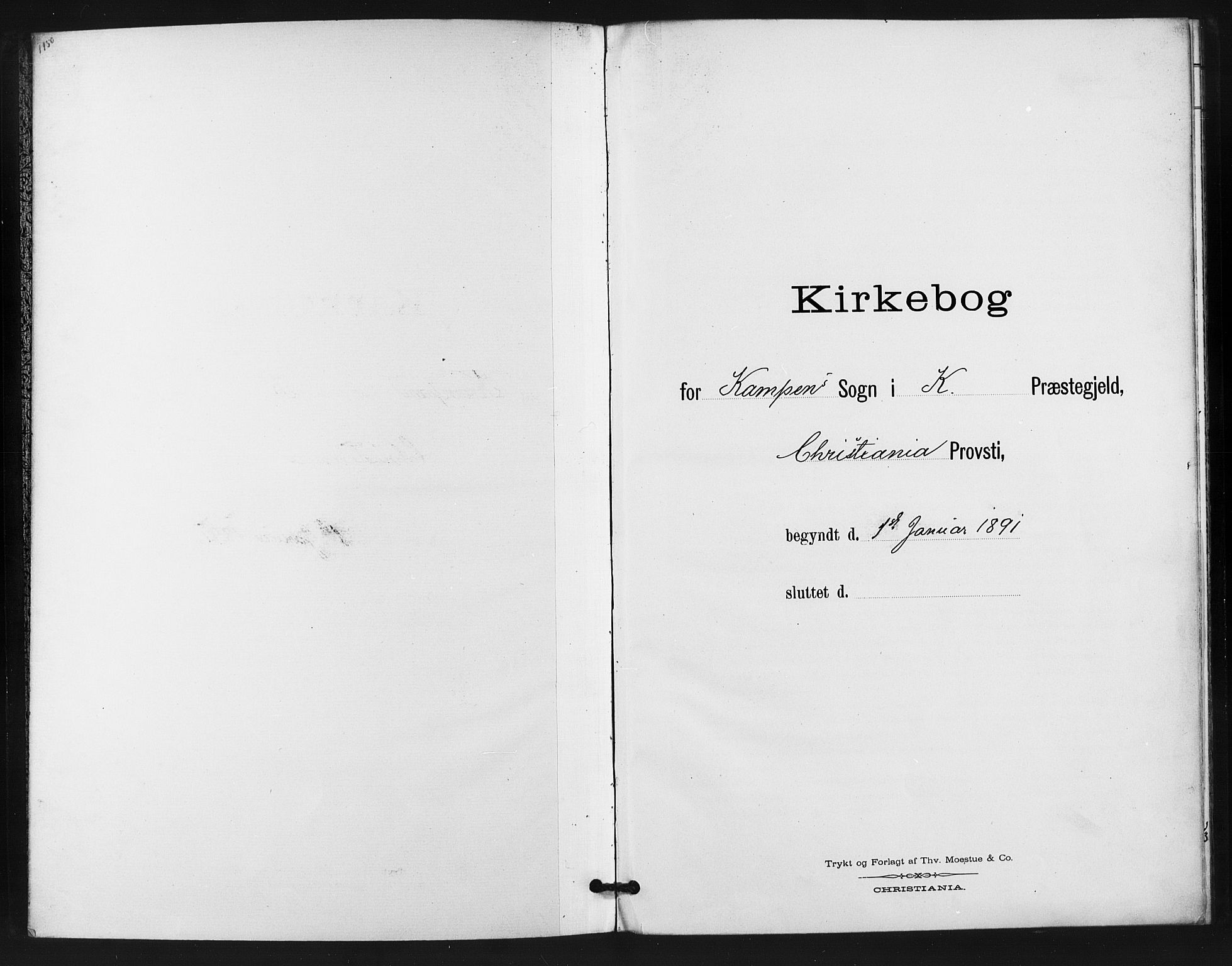 Kampen prestekontor Kirkebøker, SAO/A-10853/F/Fb/L0002: Ministerialbok nr. II 2, 1890-1911