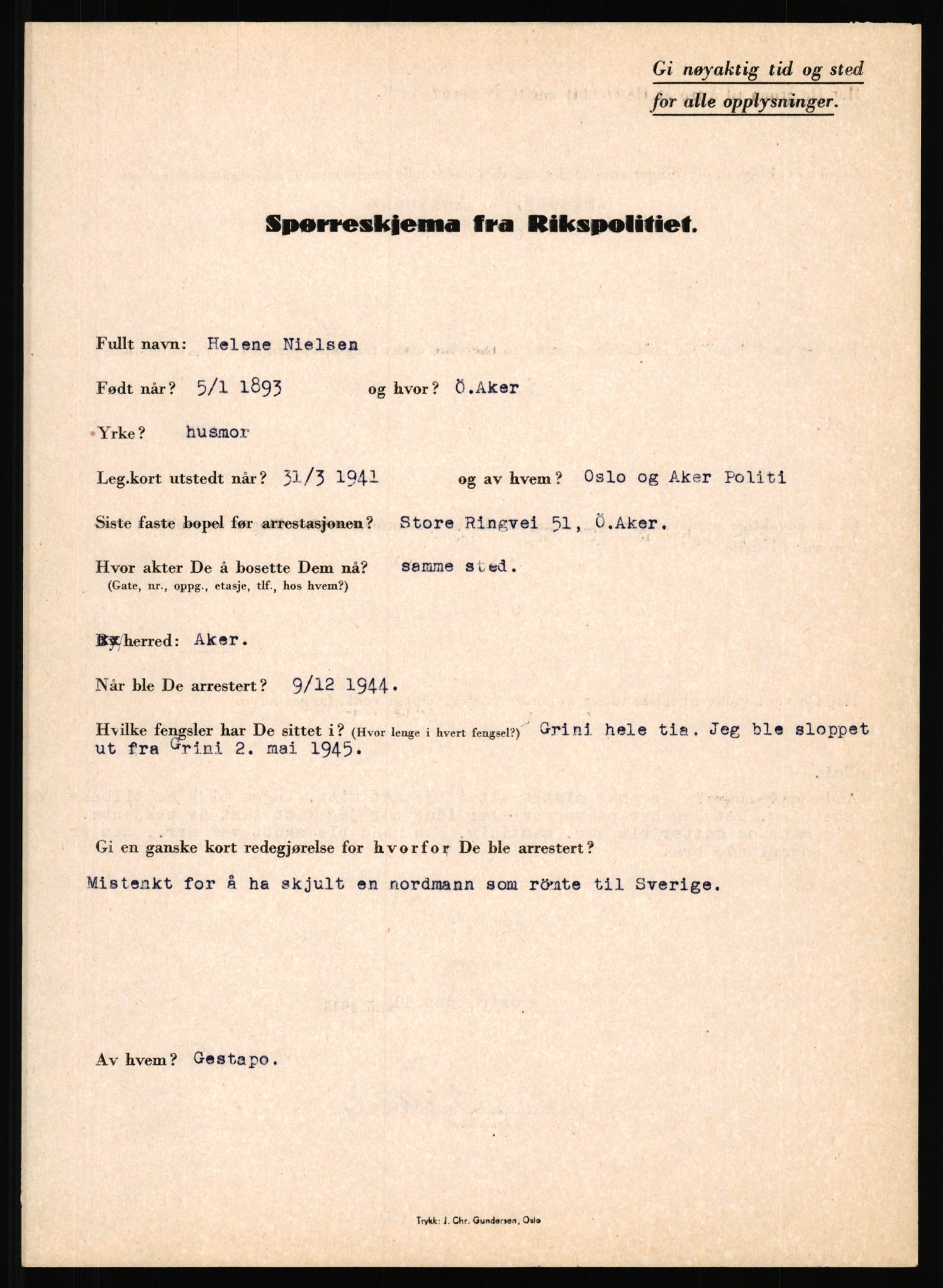 Rikspolitisjefen, AV/RA-S-1560/L/L0012: Mogensen, Øivind - Noraas, Lars, 1940-1945, s. 656