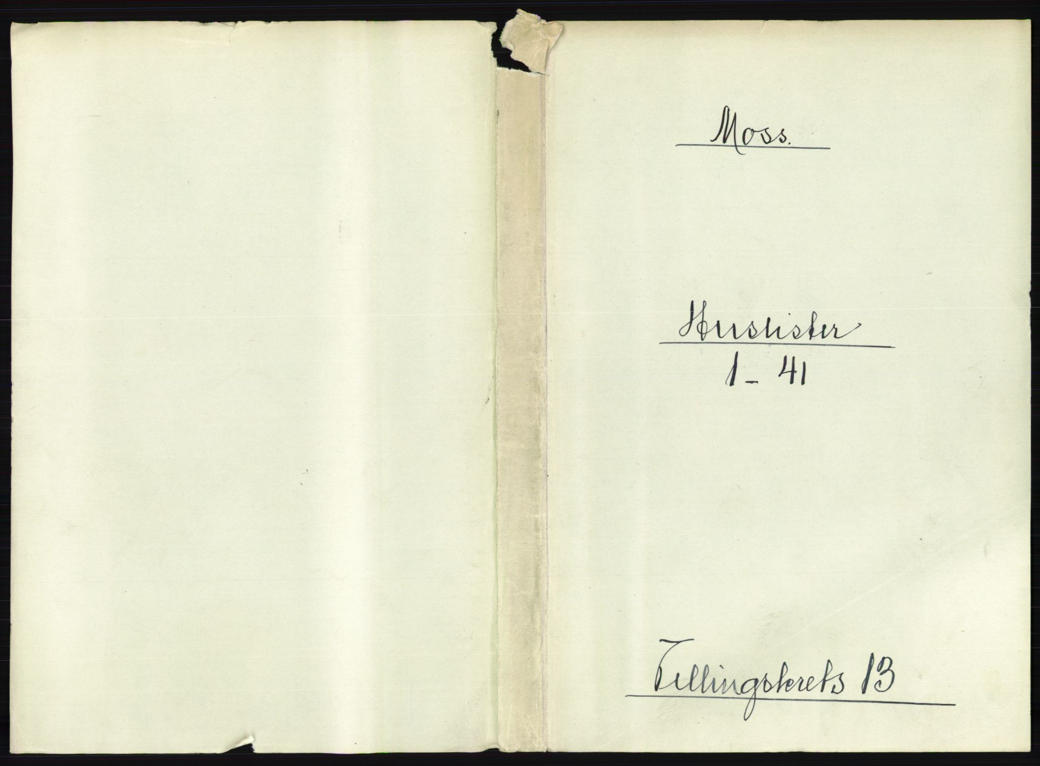 RA, Folketelling 1891 for 0104 Moss kjøpstad, 1891, s. 846