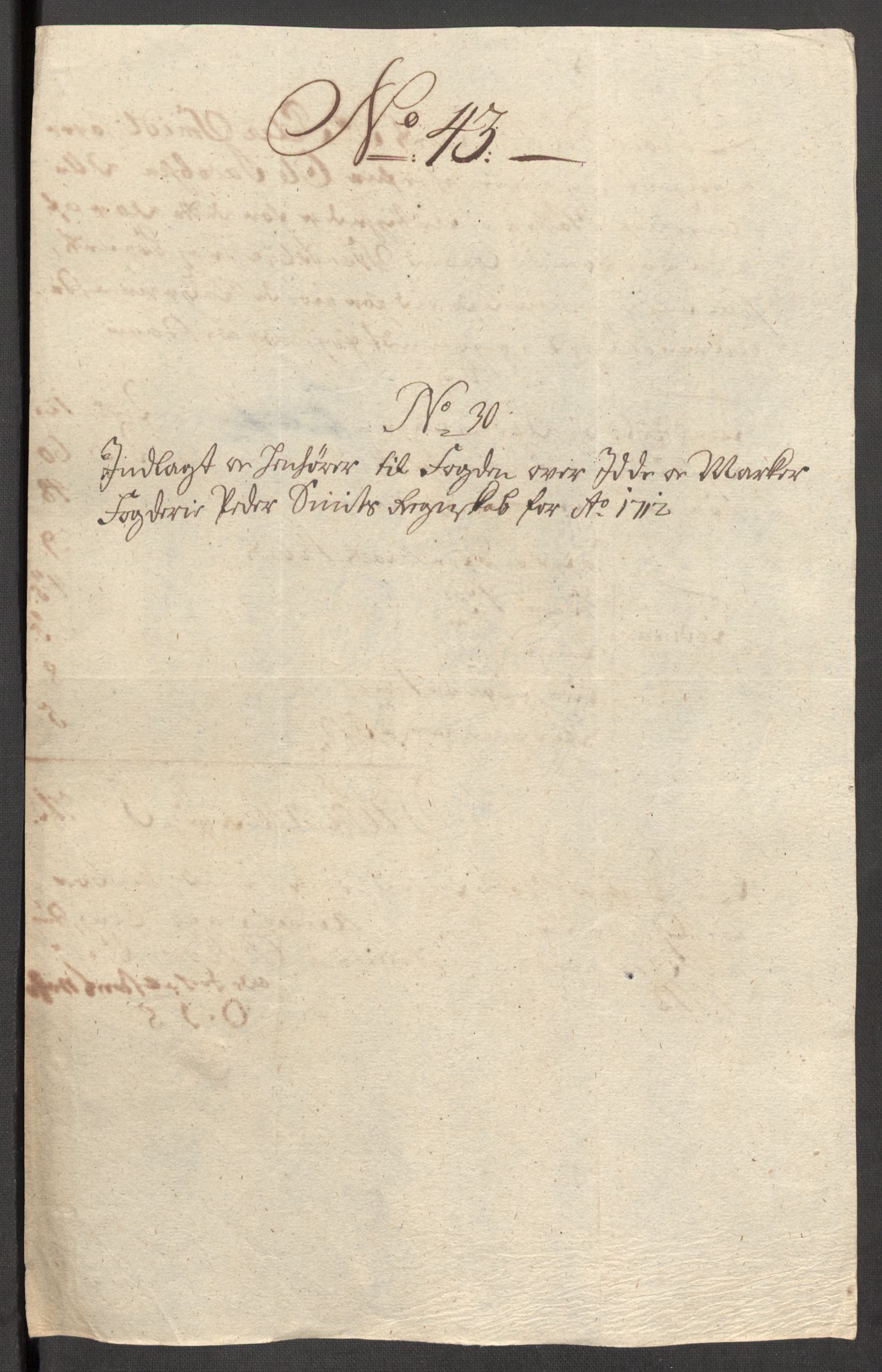 Rentekammeret inntil 1814, Reviderte regnskaper, Fogderegnskap, RA/EA-4092/R01/L0021: Fogderegnskap Idd og Marker, 1712, s. 235