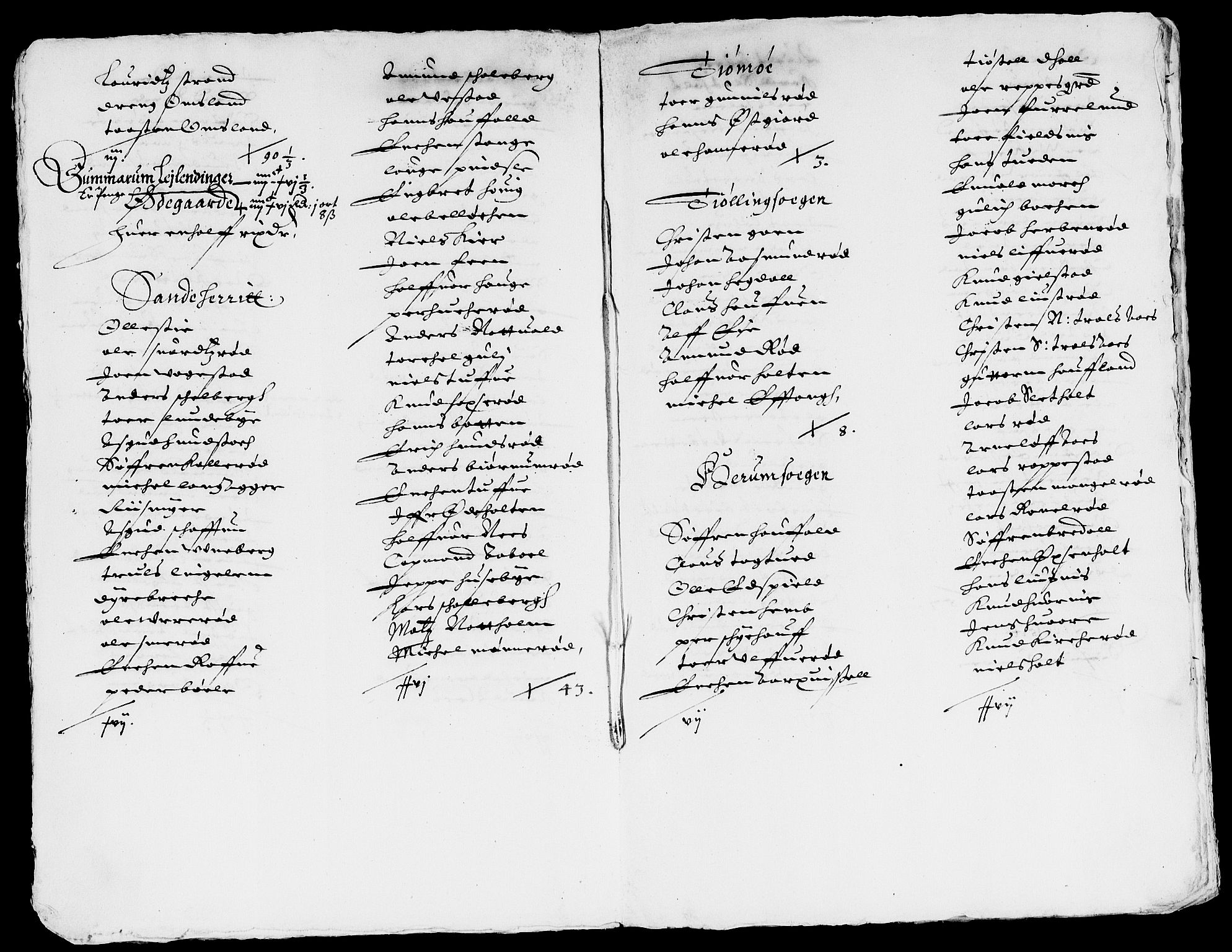 Rentekammeret inntil 1814, Reviderte regnskaper, Lensregnskaper, AV/RA-EA-5023/R/Rb/Rbl/L0008: Brunla len, 1641-1644