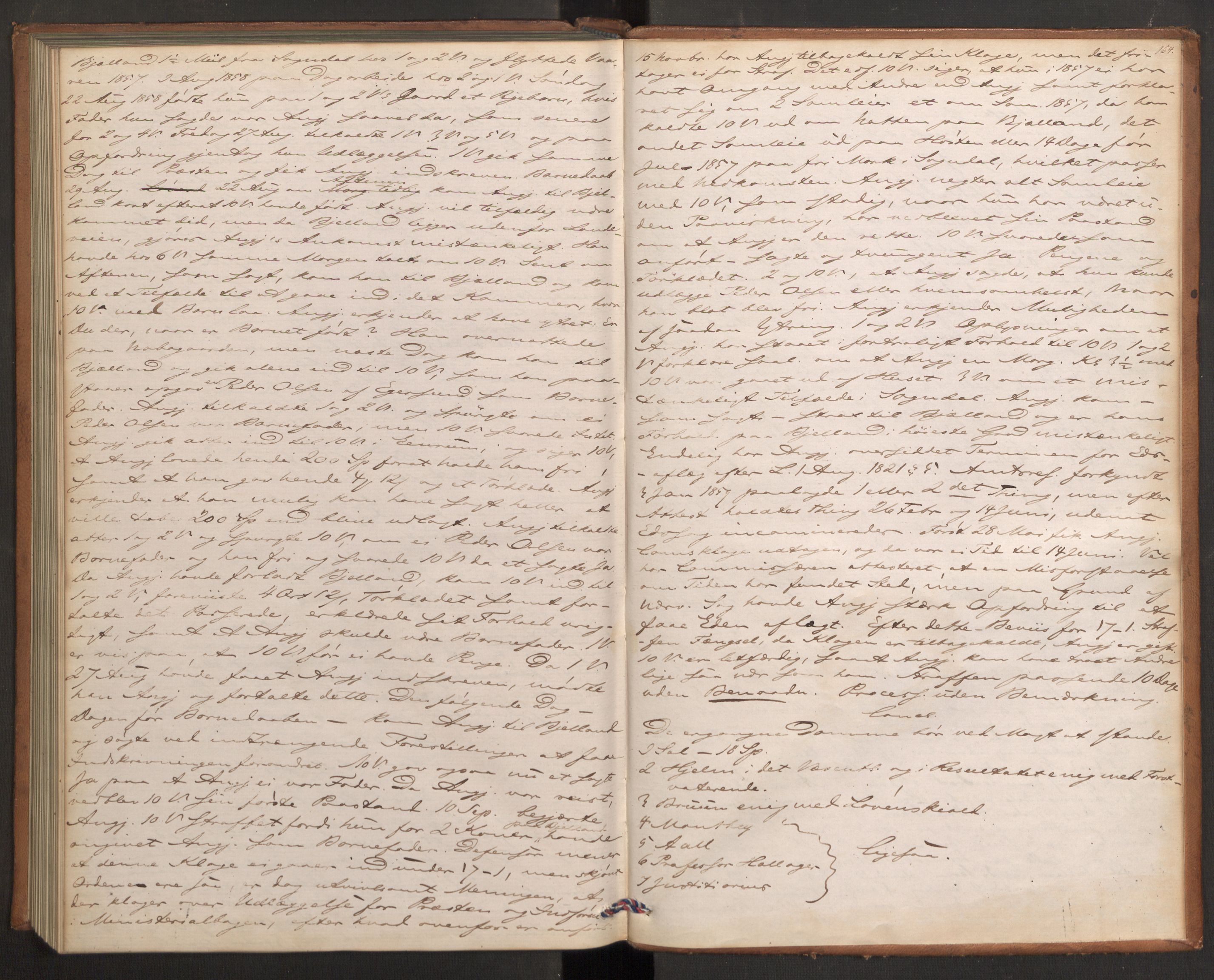 Høyesterett, AV/RA-S-1002/E/Eb/Ebb/L0049/0003: Voteringsprotokoller / Voteringsprotokoll, 1859-1860, s. 163b-164a