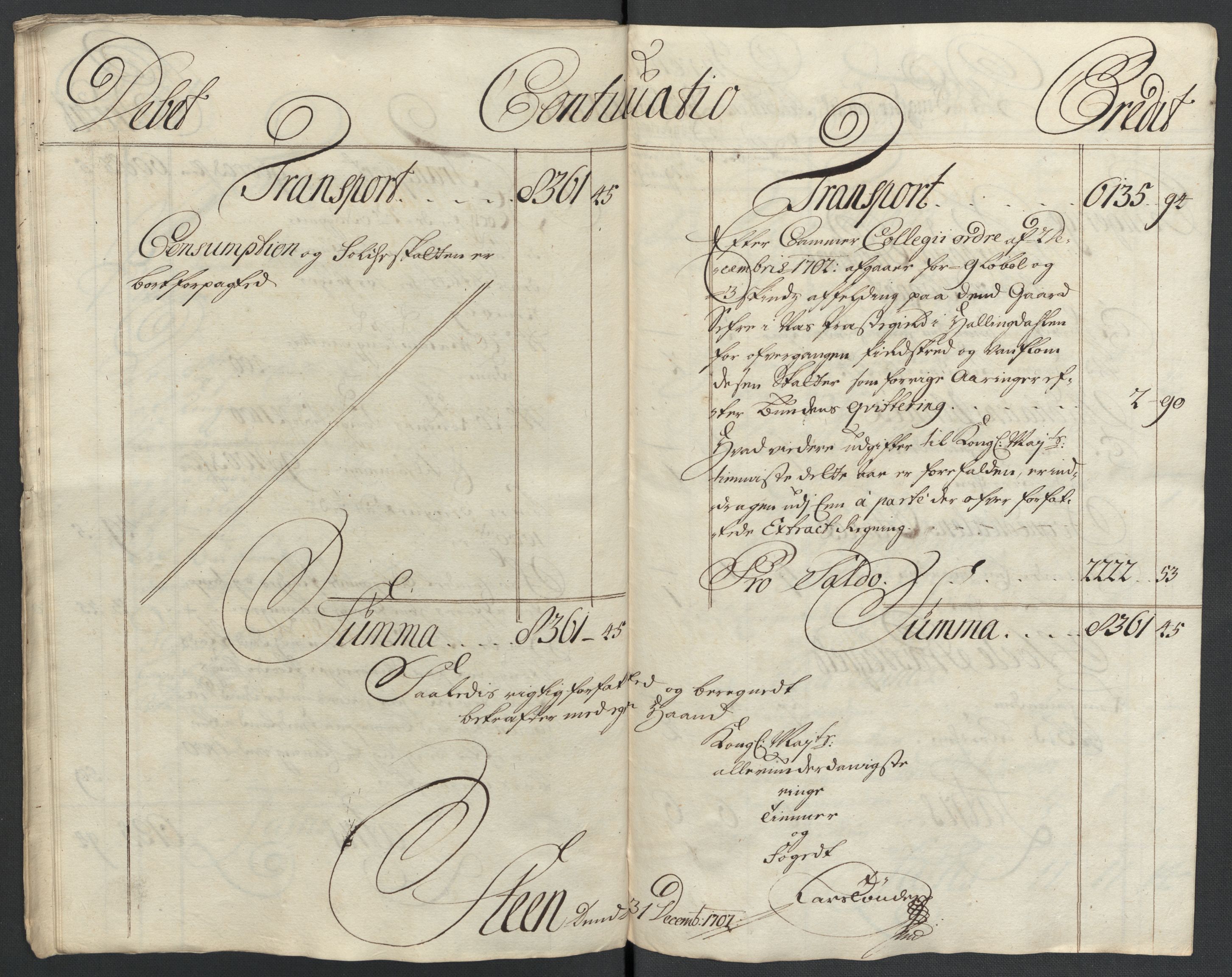 Rentekammeret inntil 1814, Reviderte regnskaper, Fogderegnskap, AV/RA-EA-4092/R22/L1466: Fogderegnskap Ringerike, Hallingdal og Buskerud, 1707, s. 18