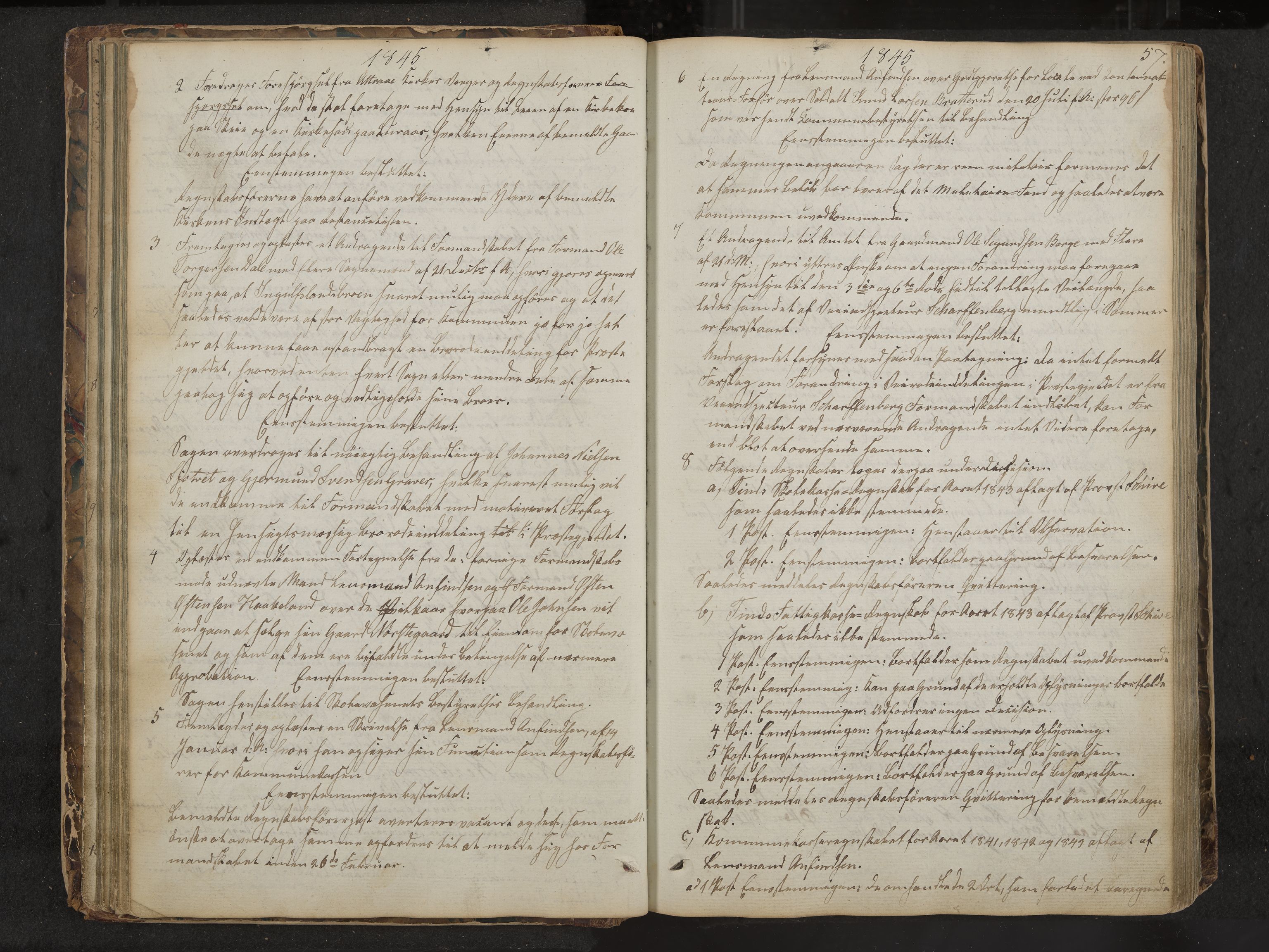 Tinn formannskap og sentraladministrasjon, IKAK/0826021-1/A/Aa/L0001: Møtebok, 1838-1882, s. 57