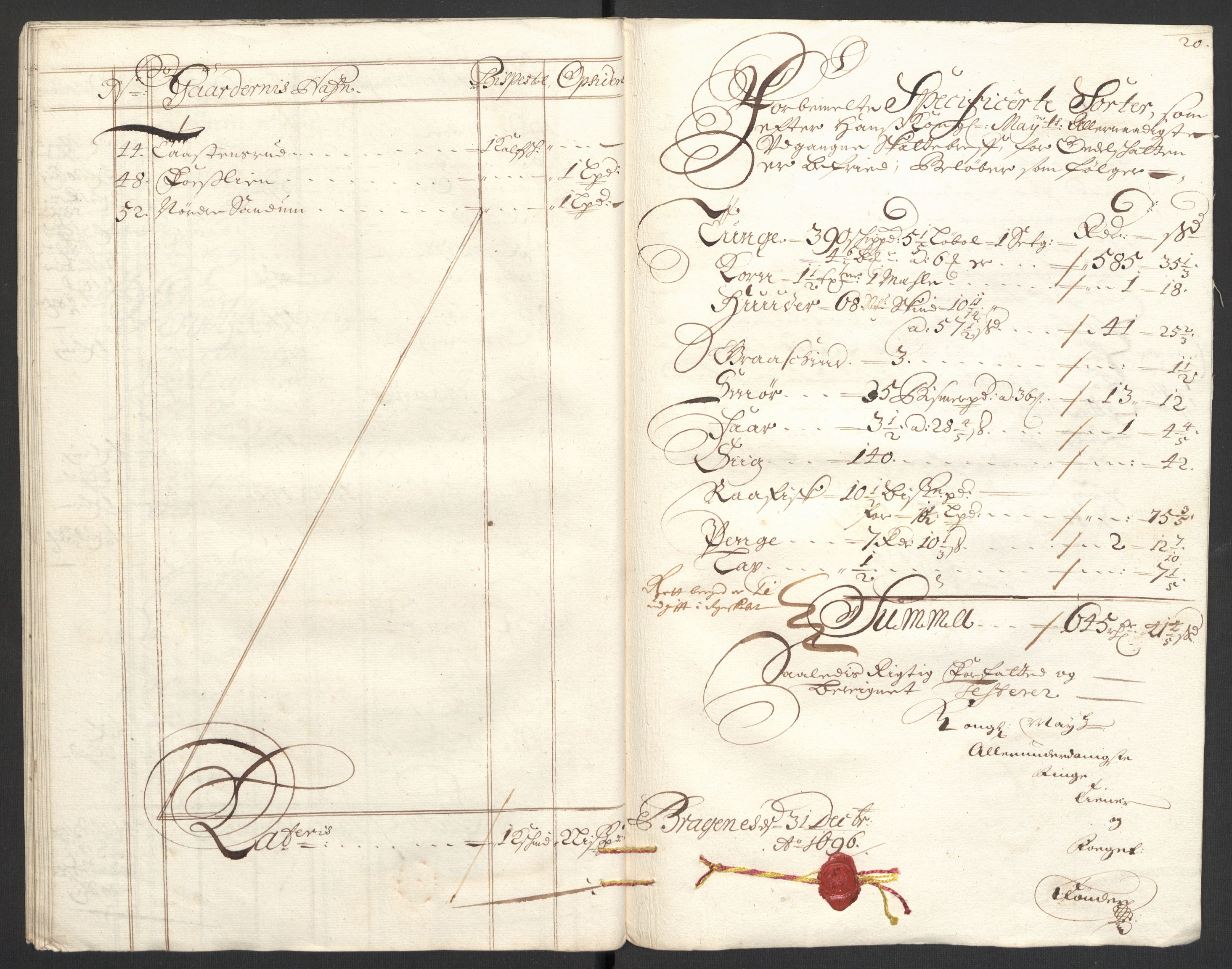 Rentekammeret inntil 1814, Reviderte regnskaper, Fogderegnskap, AV/RA-EA-4092/R22/L1453: Fogderegnskap Ringerike, Hallingdal og Buskerud, 1696, s. 309