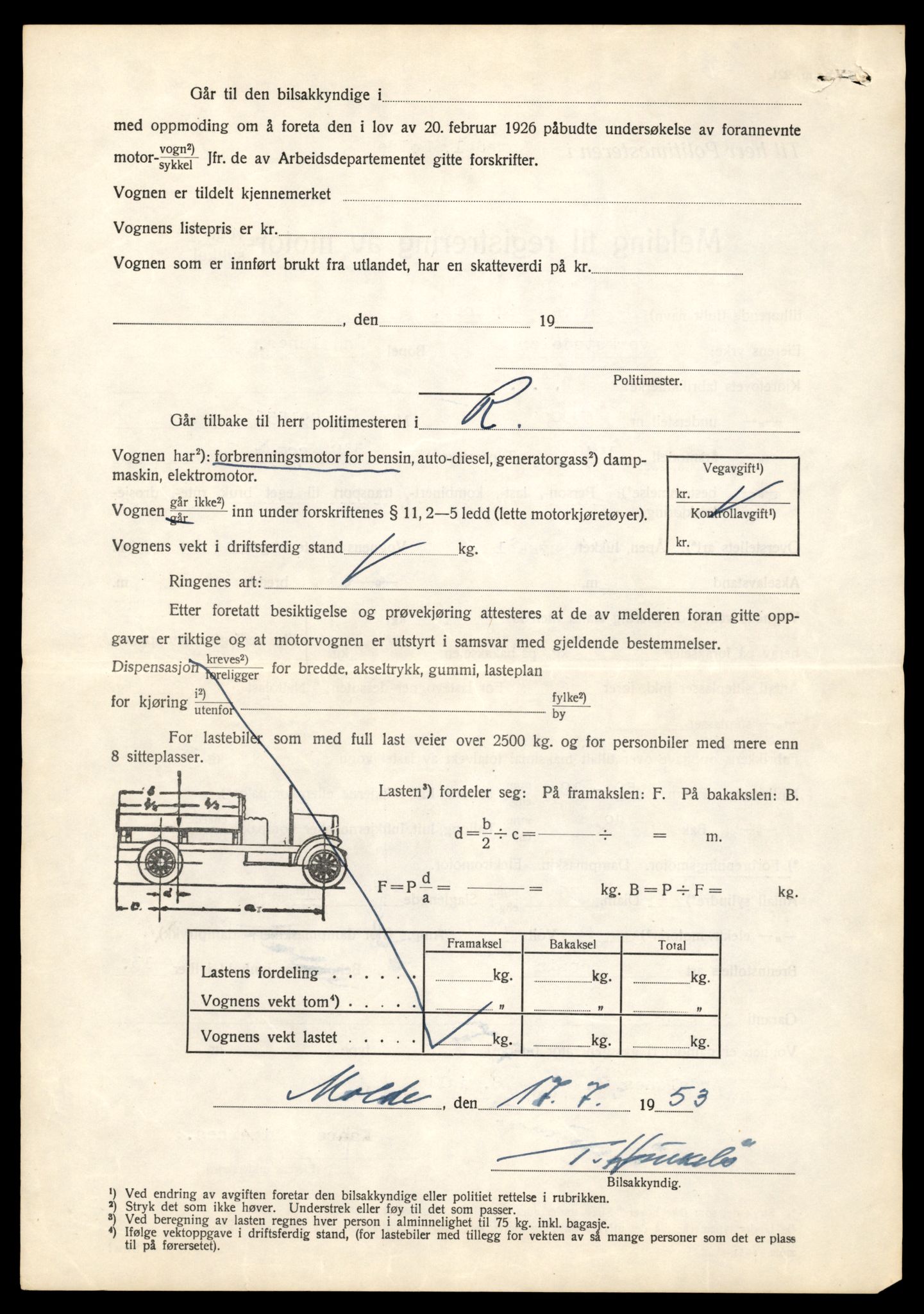 Møre og Romsdal vegkontor - Ålesund trafikkstasjon, AV/SAT-A-4099/F/Fe/L0037: Registreringskort for kjøretøy T 13031 - T 13179, 1927-1998, s. 788