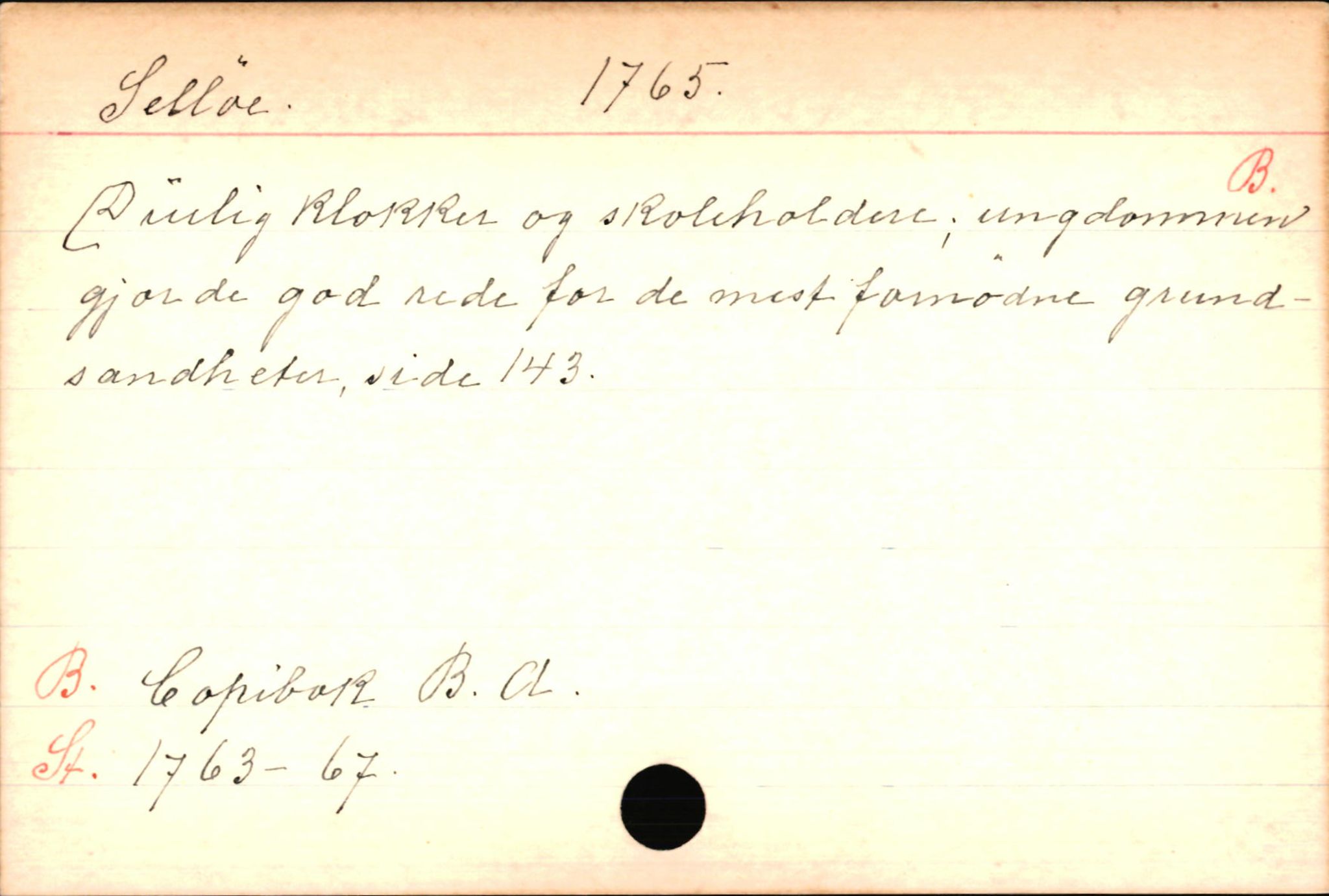 Haugen, Johannes - lærer, AV/SAB-SAB/PA-0036/01/L0001: Om klokkere og lærere, 1521-1904, s. 9521