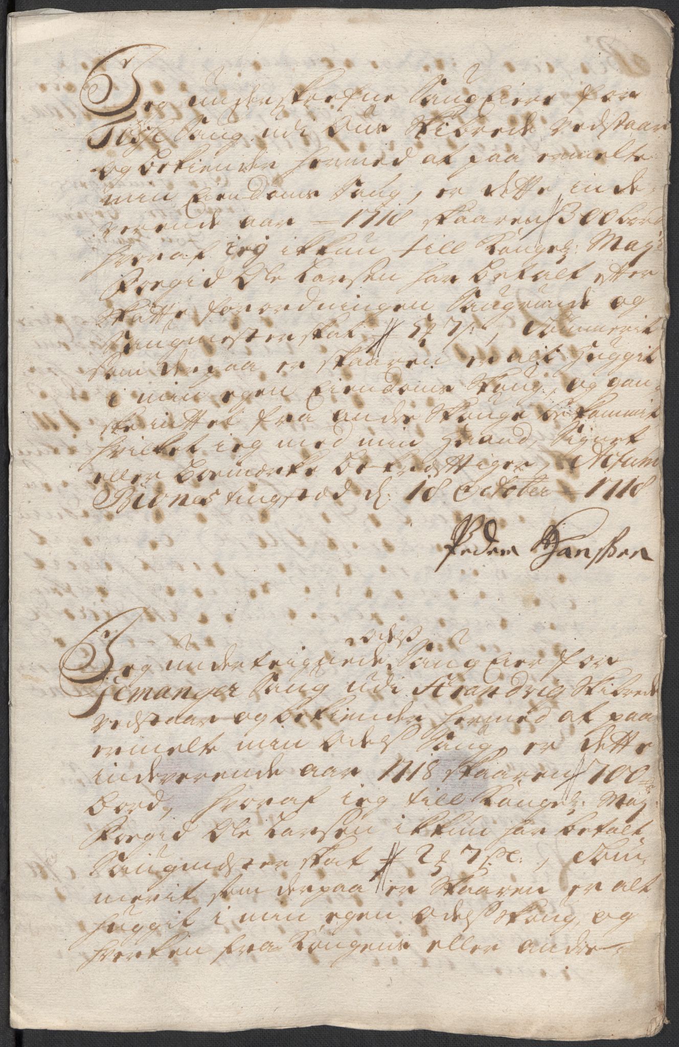 Rentekammeret inntil 1814, Reviderte regnskaper, Fogderegnskap, RA/EA-4092/R48/L2995: Fogderegnskap Sunnhordland og Hardanger, 1718, s. 87