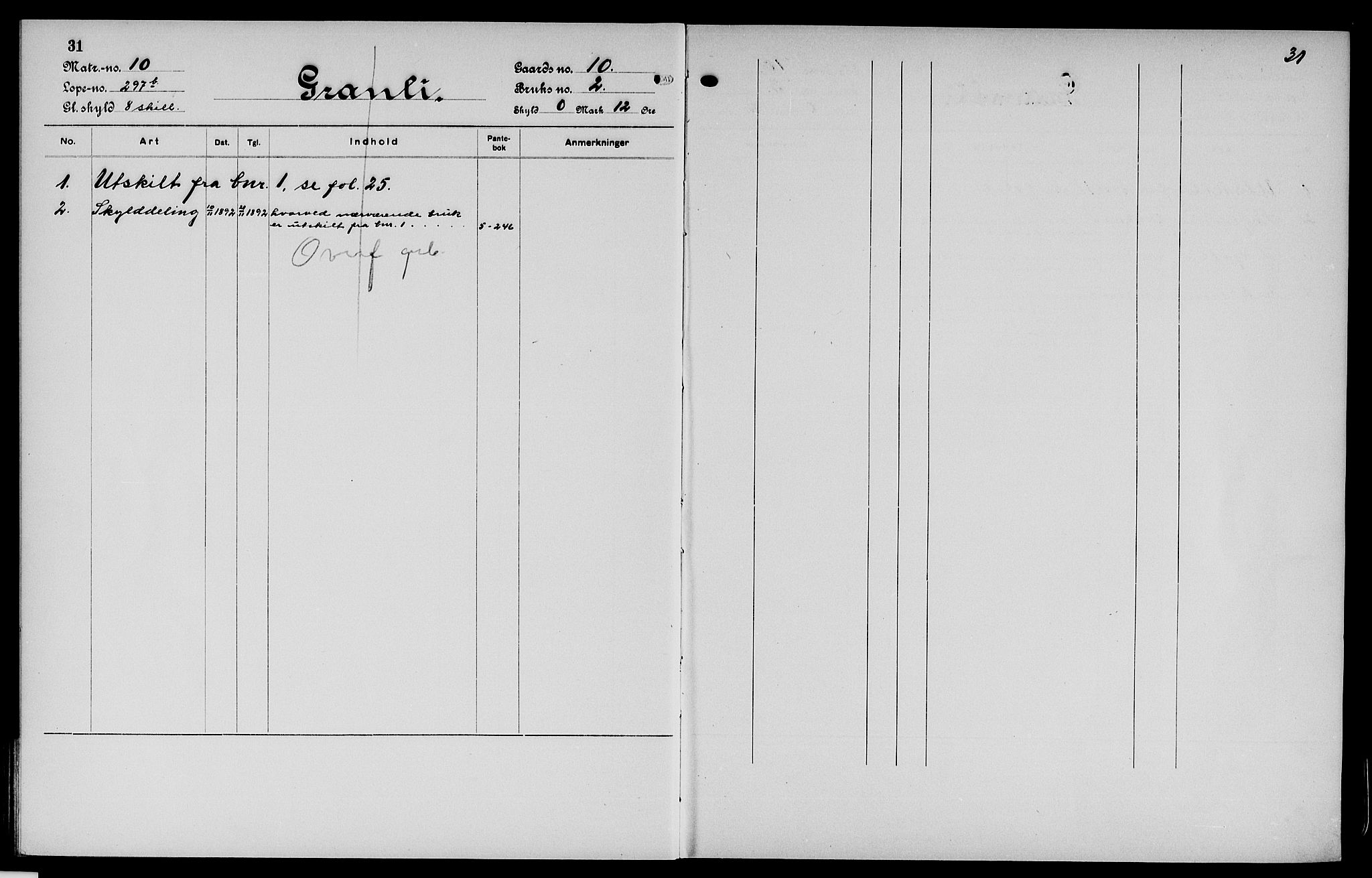 Vinger og Odal sorenskriveri, AV/SAH-TING-022/H/Ha/Hac/Hacc/L0002: Panteregister nr. 3.2, 1923, s. 31