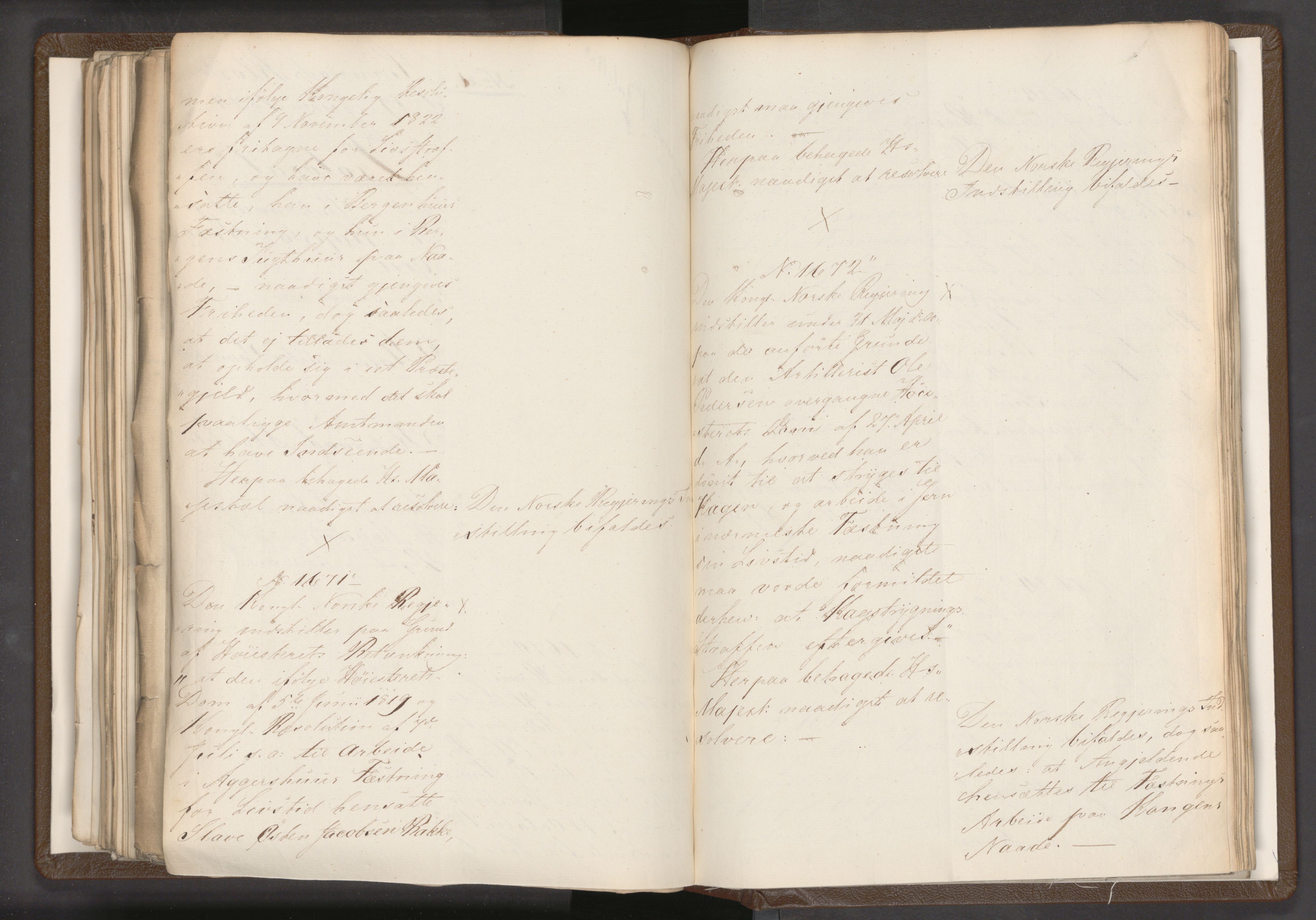 Statsrådssekretariatet, AV/RA-S-1001/A/Ab/L0018: Kgl. res. nr. 1112-1753, 1. halvår, 1824