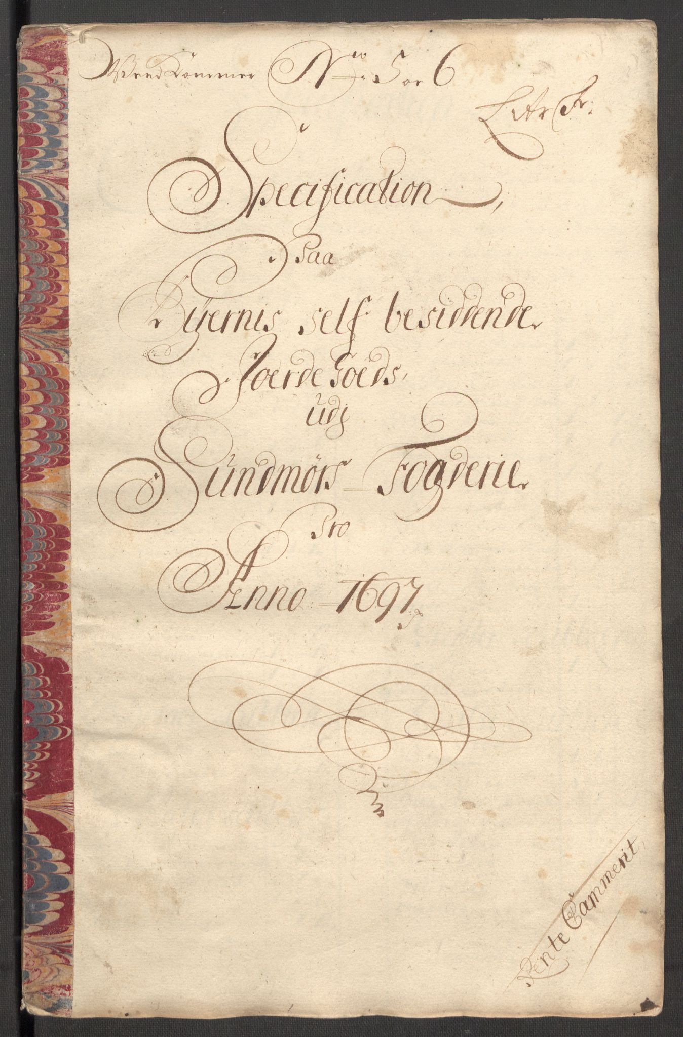 Rentekammeret inntil 1814, Reviderte regnskaper, Fogderegnskap, AV/RA-EA-4092/R54/L3556: Fogderegnskap Sunnmøre, 1696-1698, s. 246