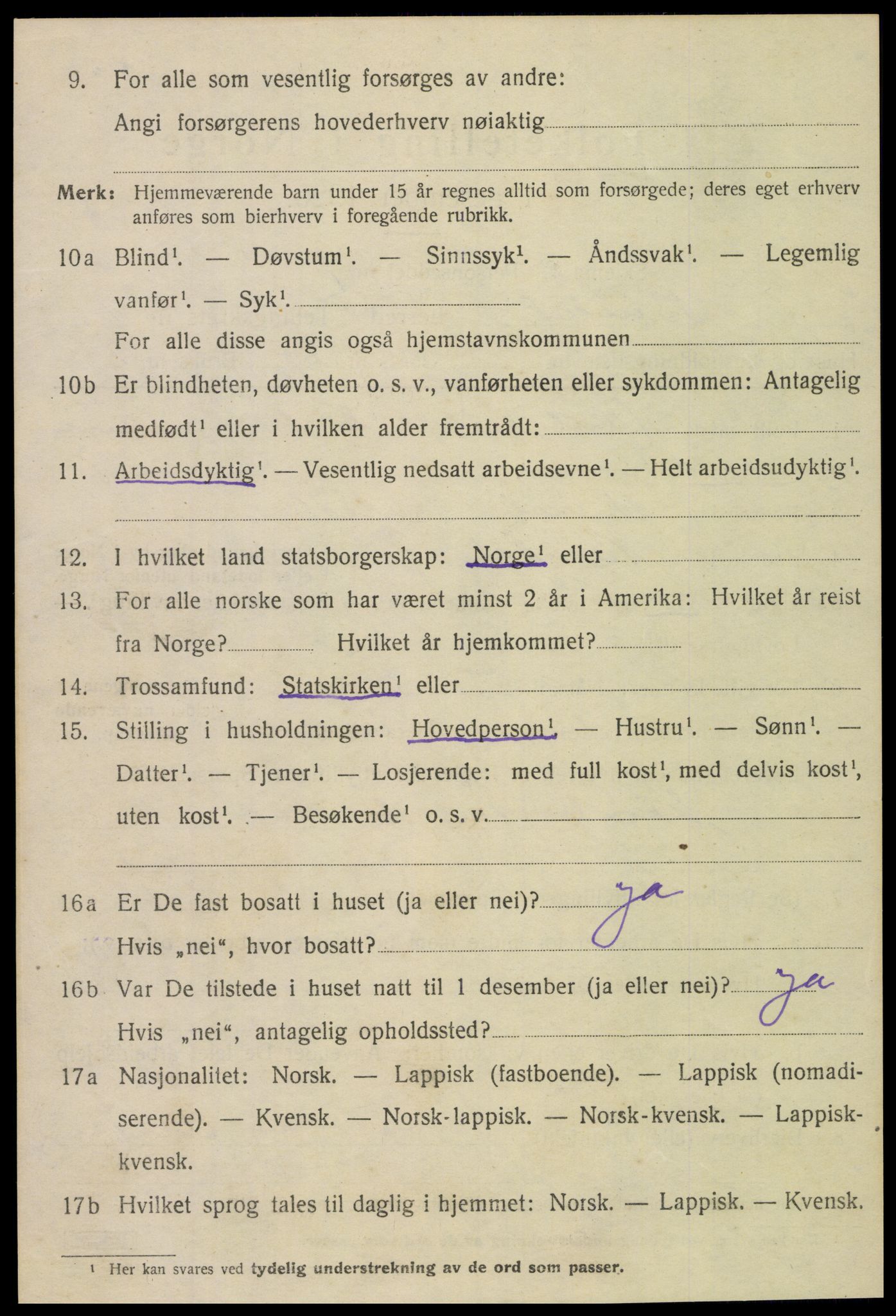 SAT, Folketelling 1920 for 1811 Bindal herred, 1920, s. 876