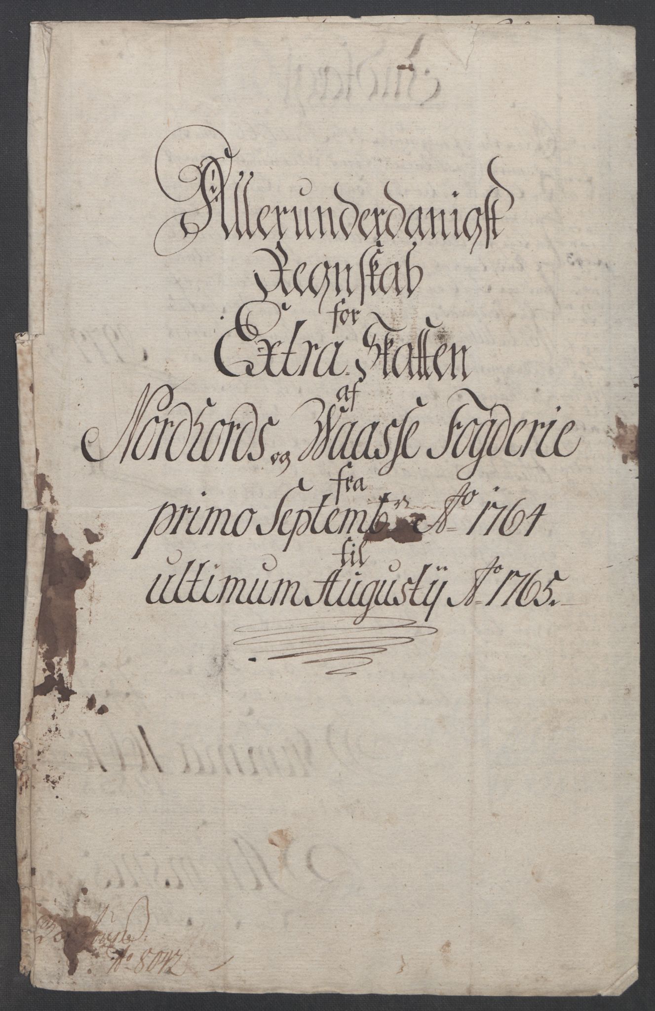 Rentekammeret inntil 1814, Reviderte regnskaper, Fogderegnskap, AV/RA-EA-4092/R51/L3303: Ekstraskatten Nordhordland og Voss, 1762-1772, s. 91