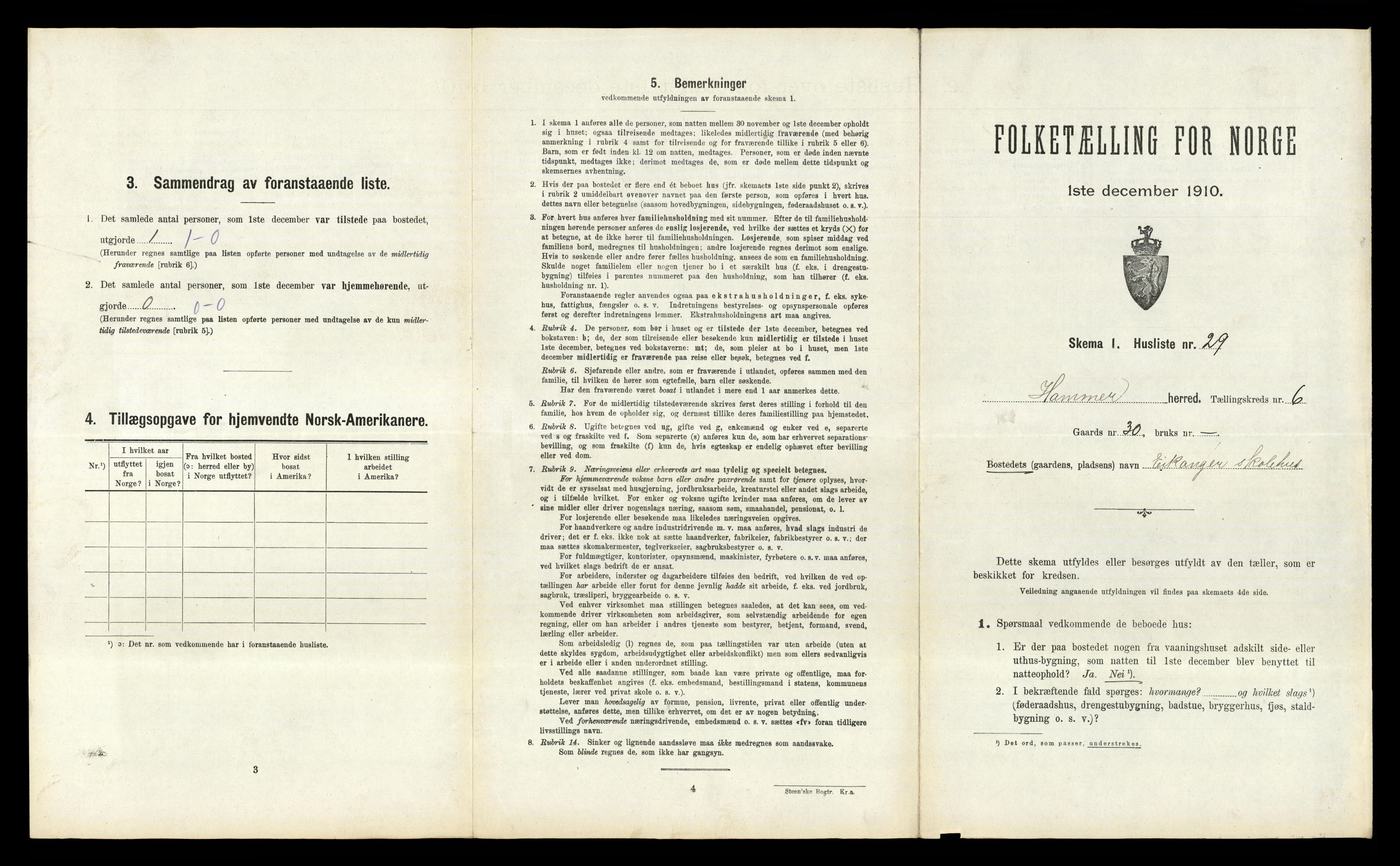 RA, Folketelling 1910 for 1254 Hamre herred, 1910, s. 398